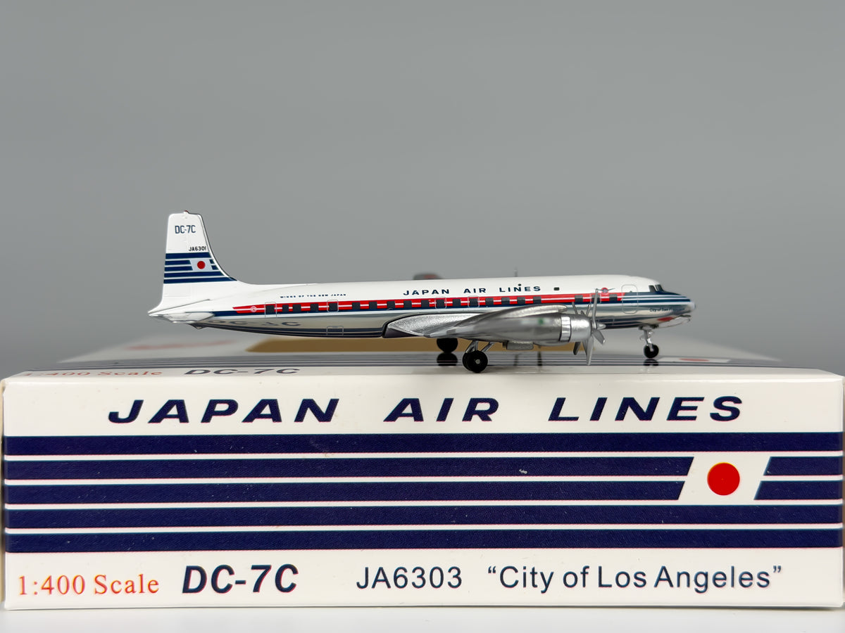 Japan Airlines (JAL) Douglas DC-7 1:400 Aeroclassics JA6301 (ACJA6301)