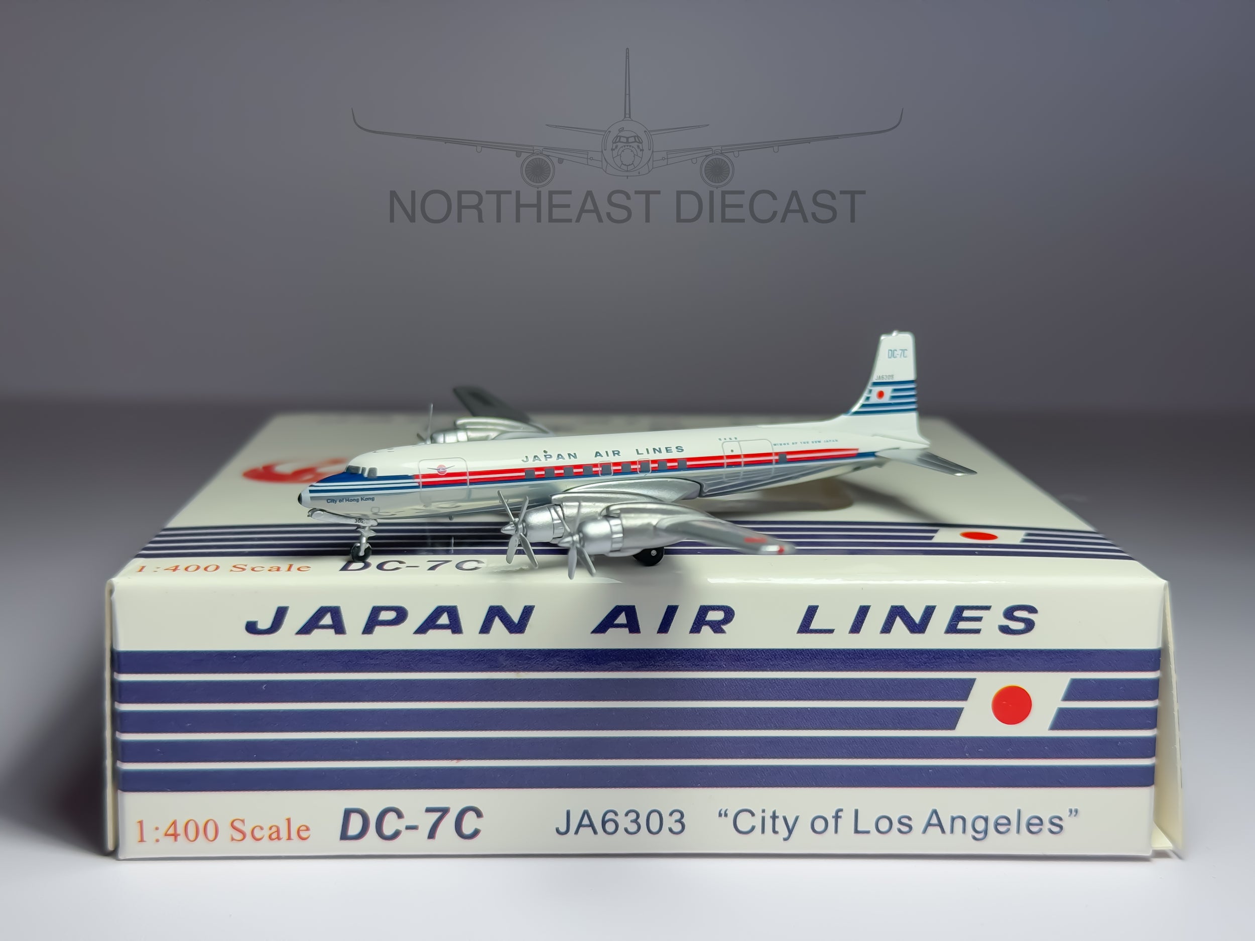 Japan Airlines (JAL) Douglas DC-7 1:400 Aeroclassics JA6305 (ACJA6305)