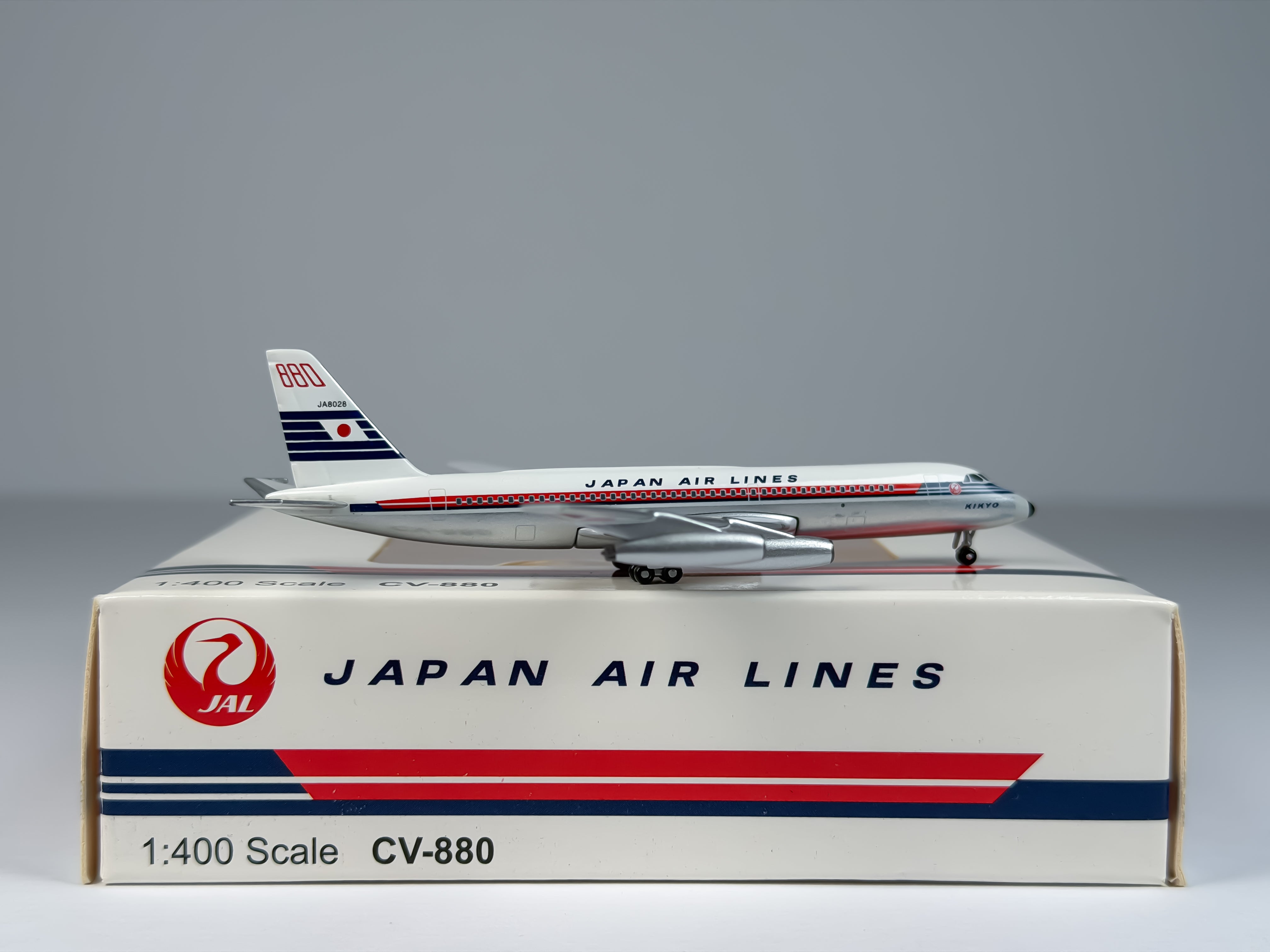 Japan Airlines (JAL) Convair CV-880 1:400 Aeroclassics JA8028 (ACJA8028)