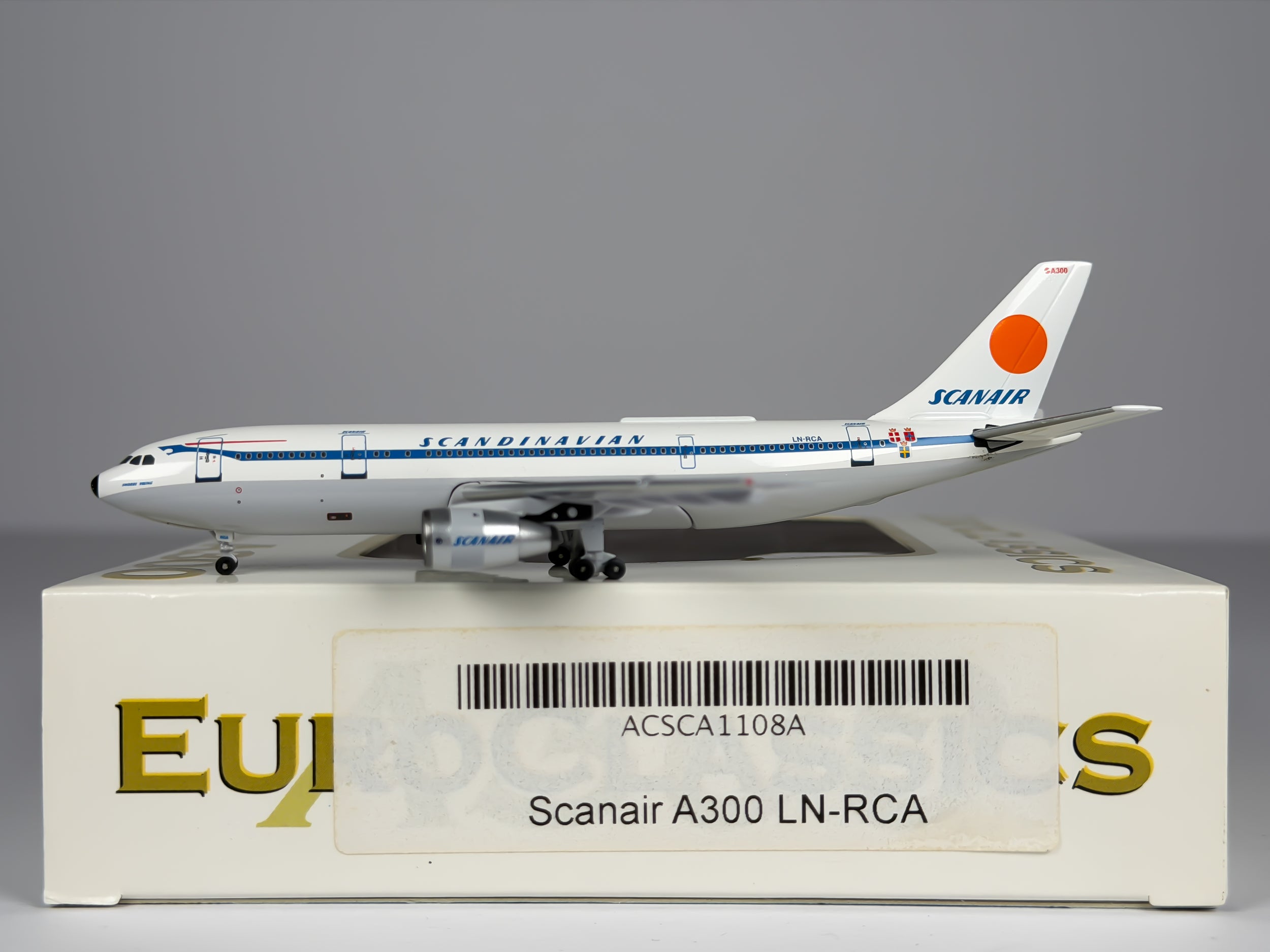 Scandinavian Airlines (SAS) Airbus A300 1:400 Aeroclassics LN-RCA (ACLNRCA)