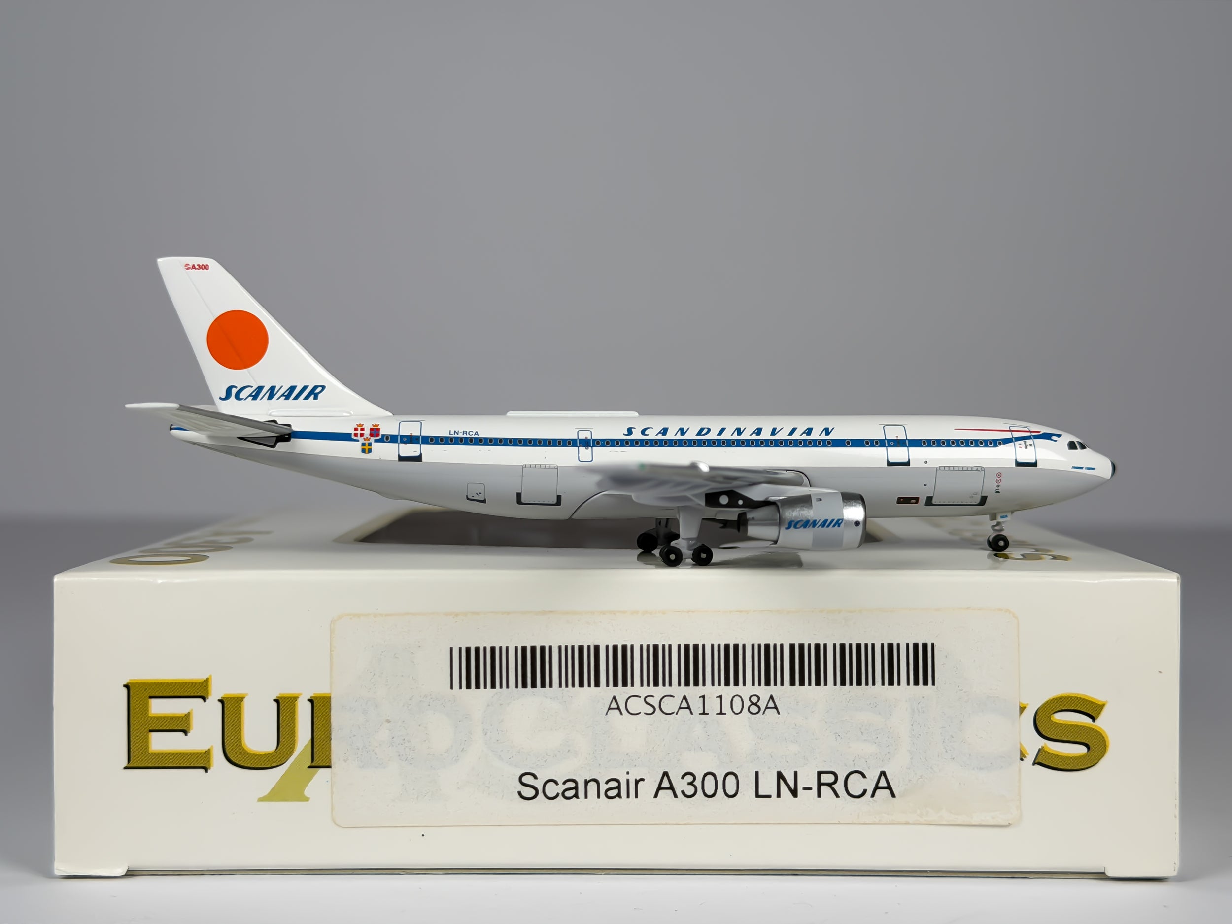 Scandinavian Airlines (SAS) Airbus A300 1:400 Aeroclassics LN-RCA (ACLNRCA)