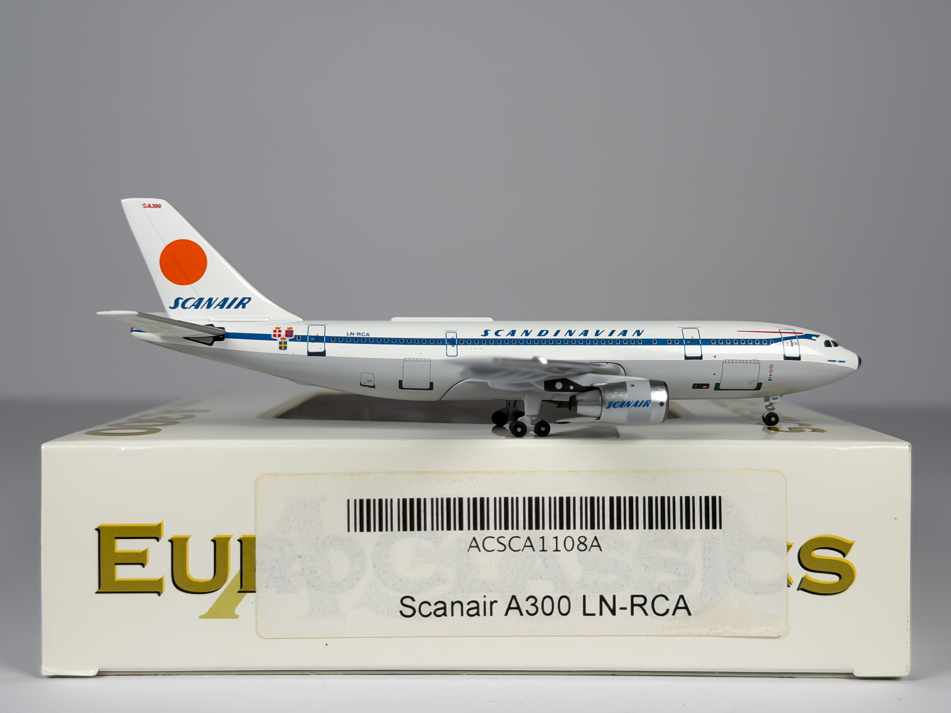 Scandinavian Airlines (SAS) Airbus A300 1:400 Aeroclassics LN-RCA (ACLNRCA)