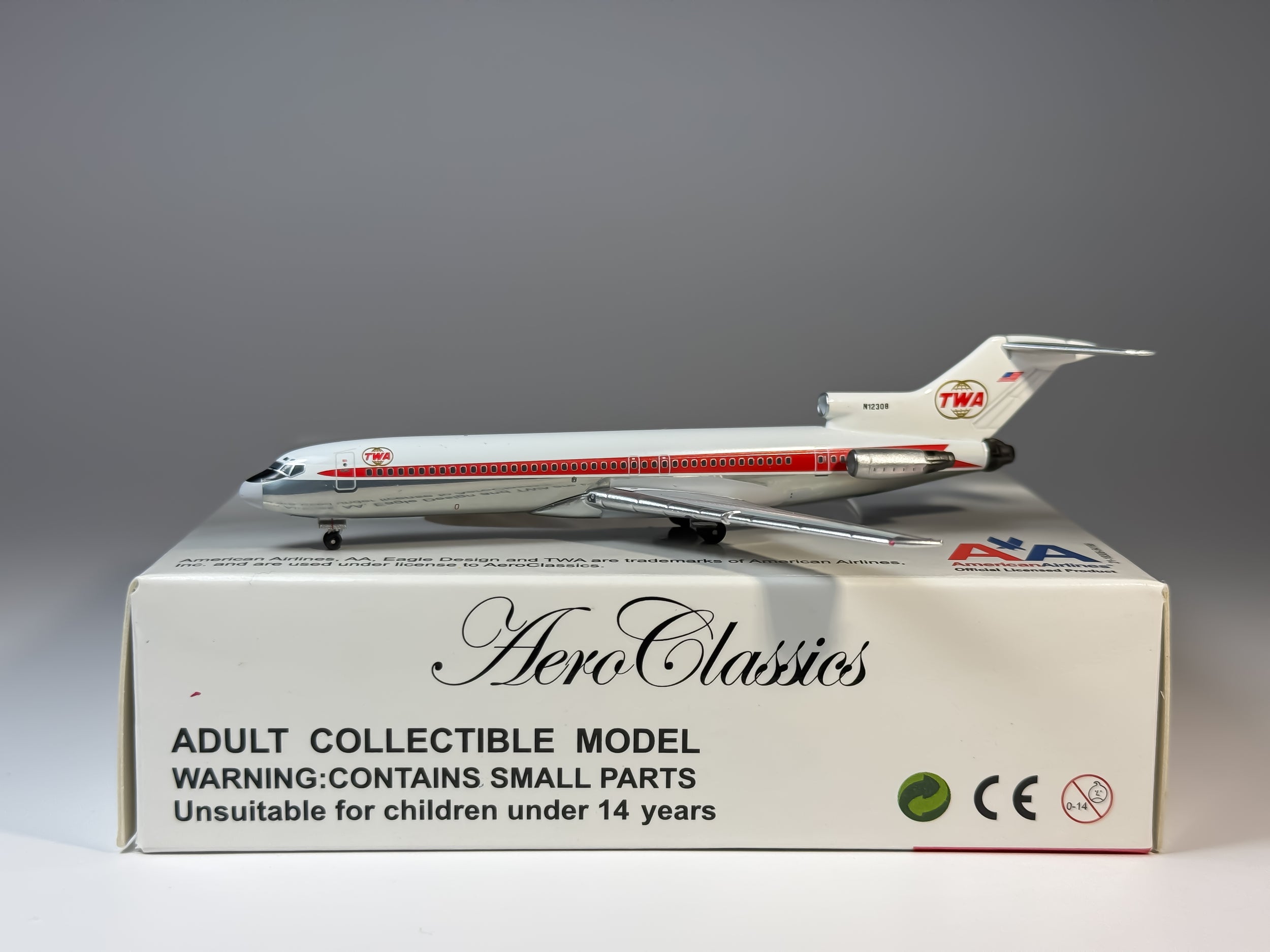 Trans World Airlines (TWA) Boeing 727-200 1:400 Aeroclassics N12308 (ACN12308)