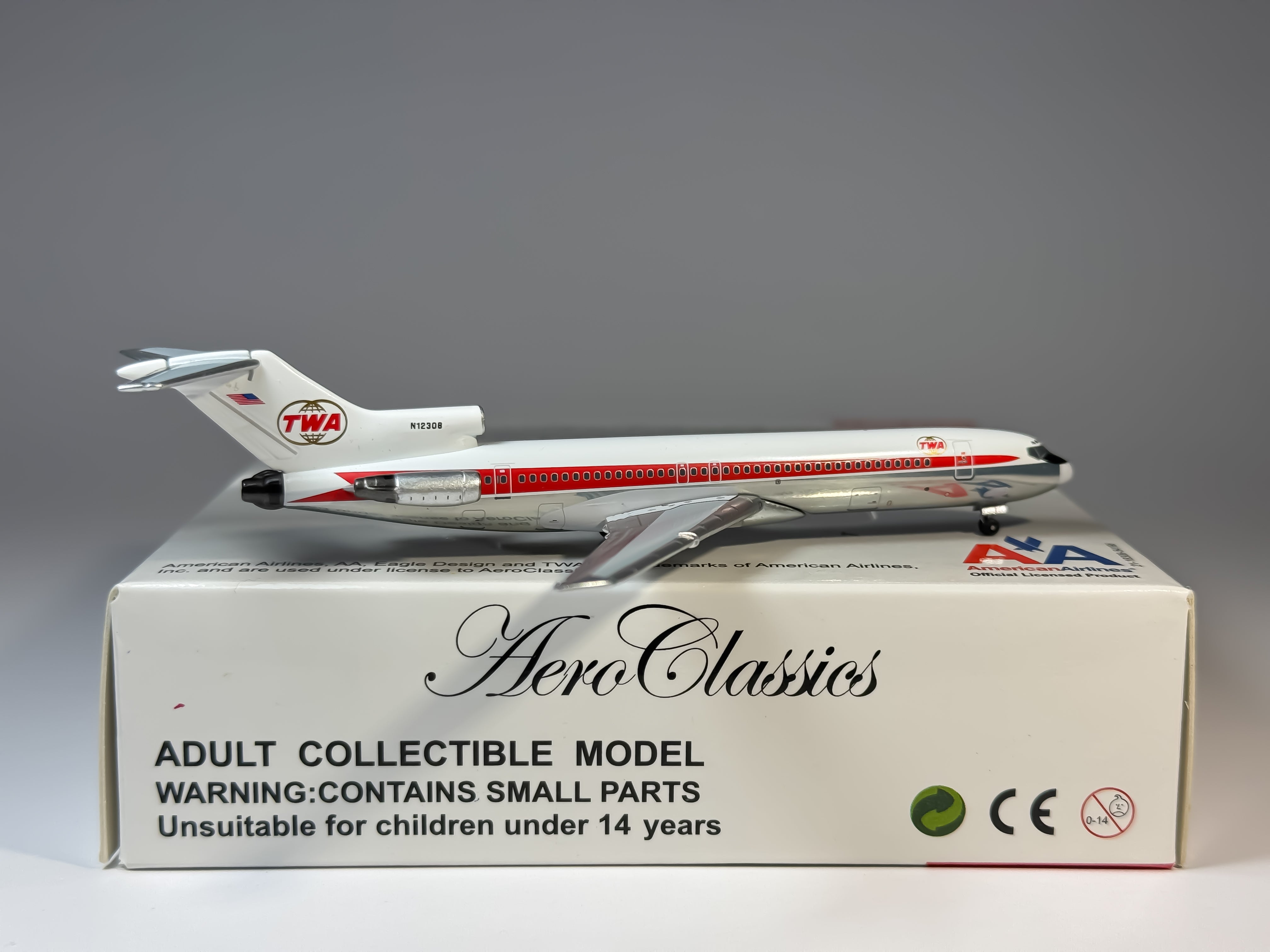 Trans World Airlines (TWA) Boeing 727-200 1:400 Aeroclassics N12308 (ACN12308)