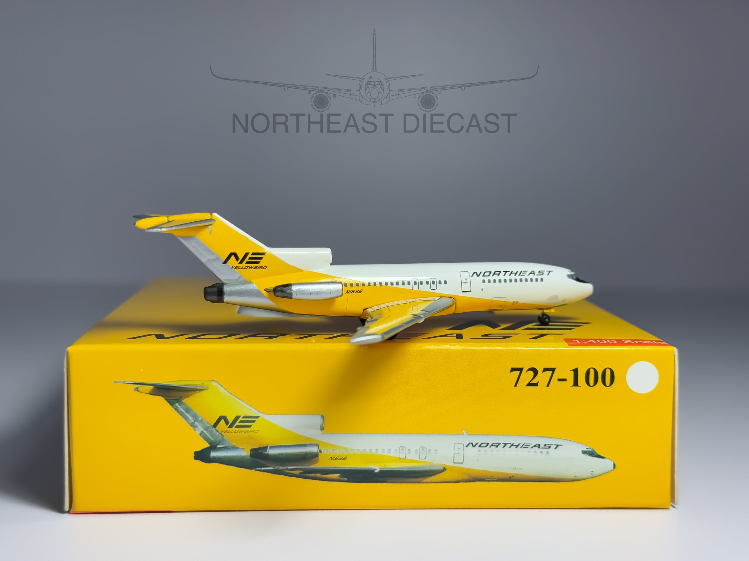 Northeast Airlines Boeing 727-100 1:400 Aeroclassics N1638 (ACN1638)