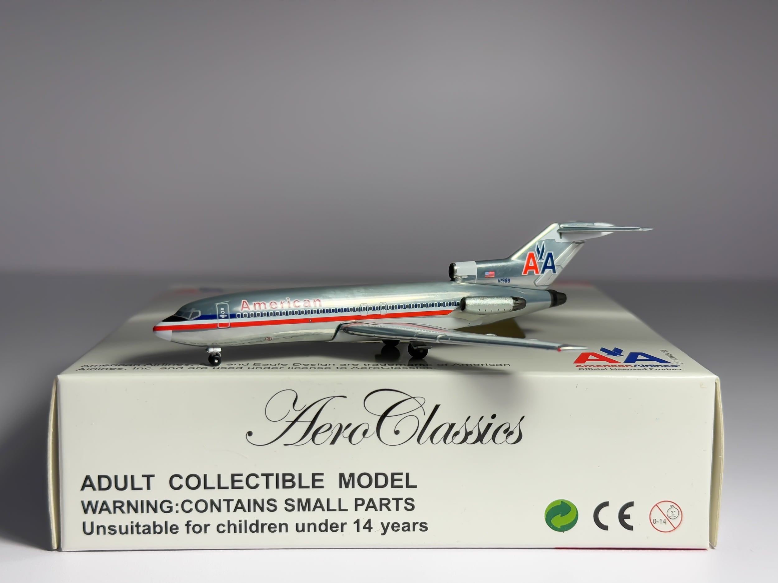 American Airlines Boeing 727-100 1:400 Aeroclassics N1988 (ACN1988)