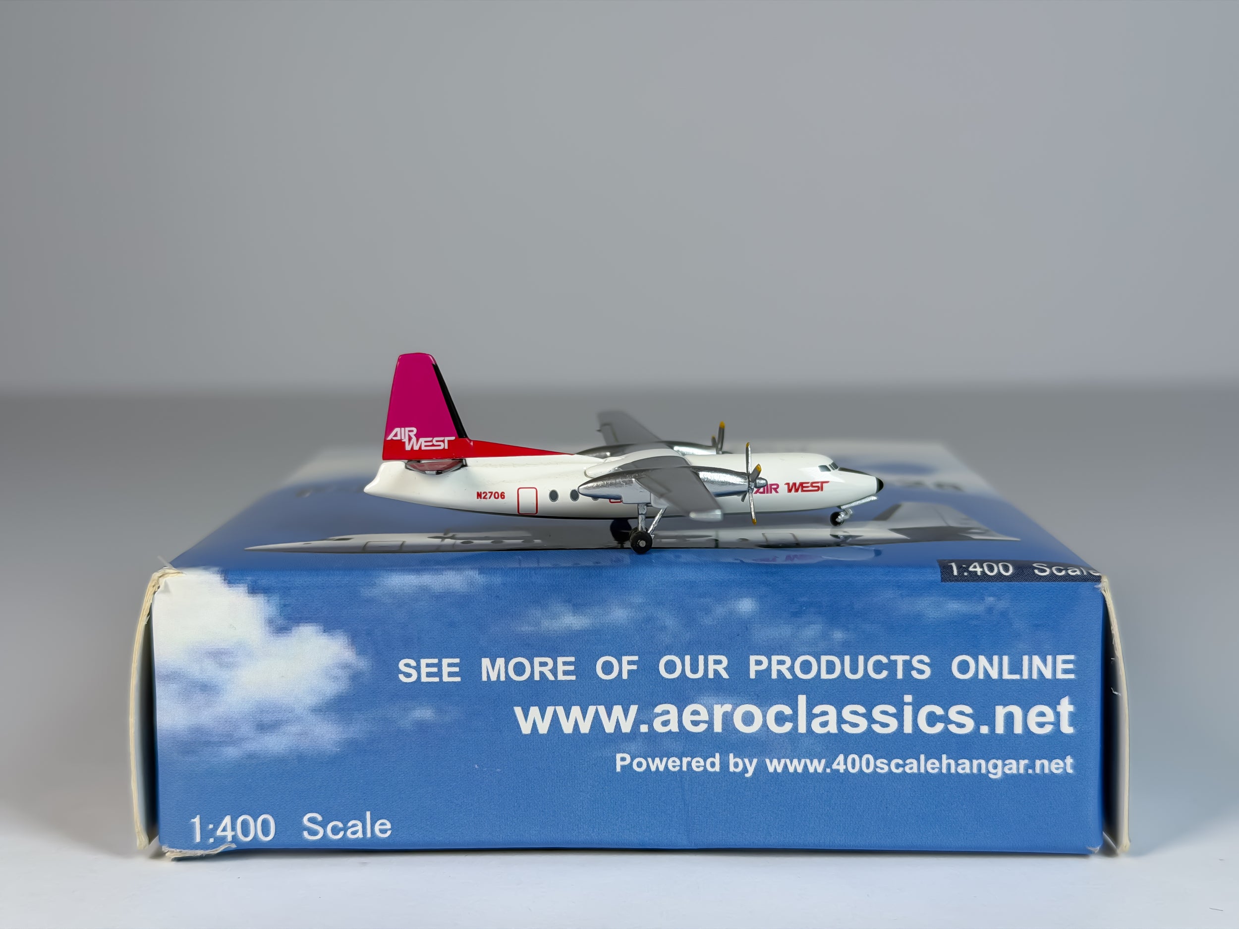 Air West Fokker F-27 1:400 Aeroclassics N2706 (ACN2706)