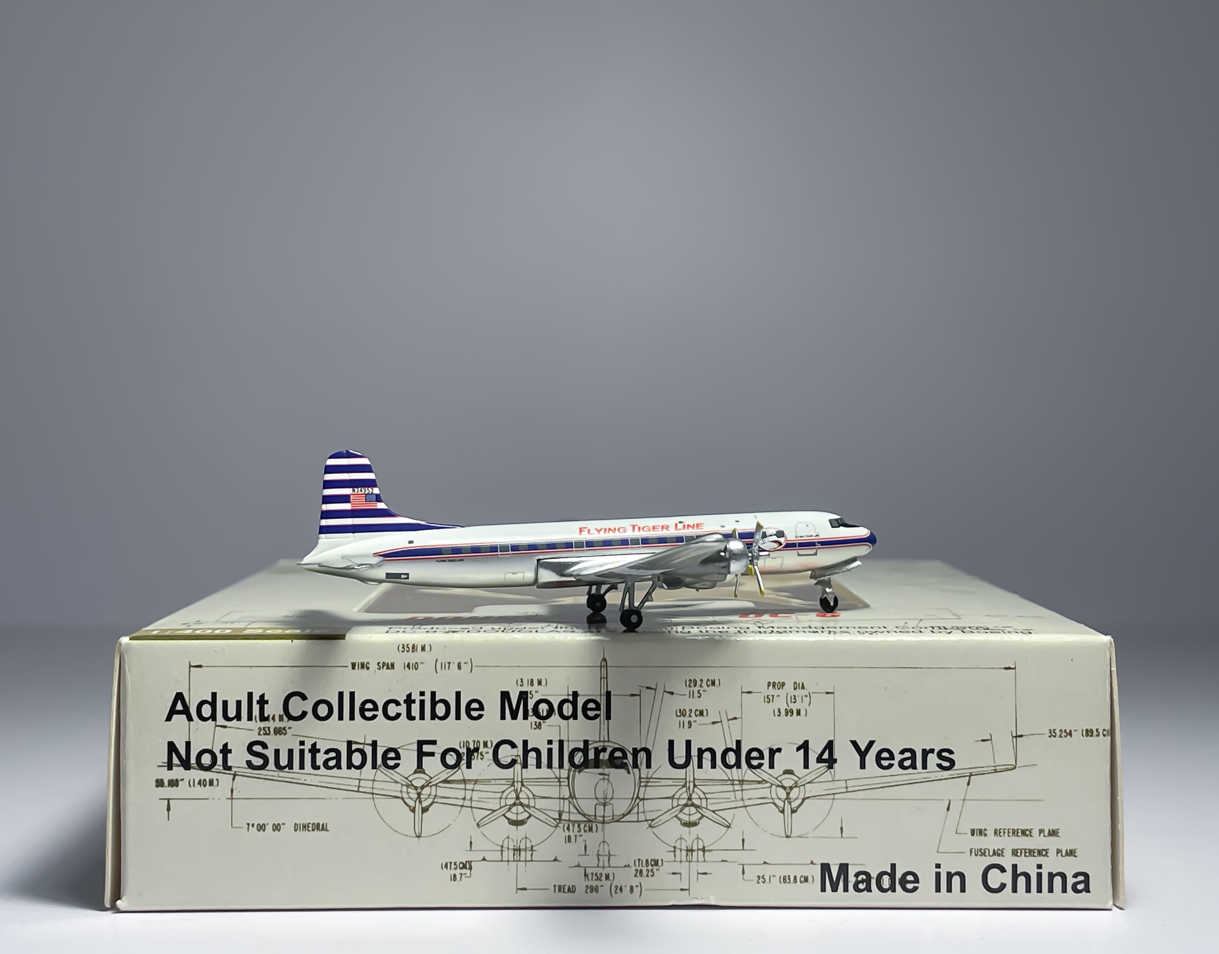 Flying Tigers Douglas DC-6 1:400 Aeroclassics N34953 (ACN34953)