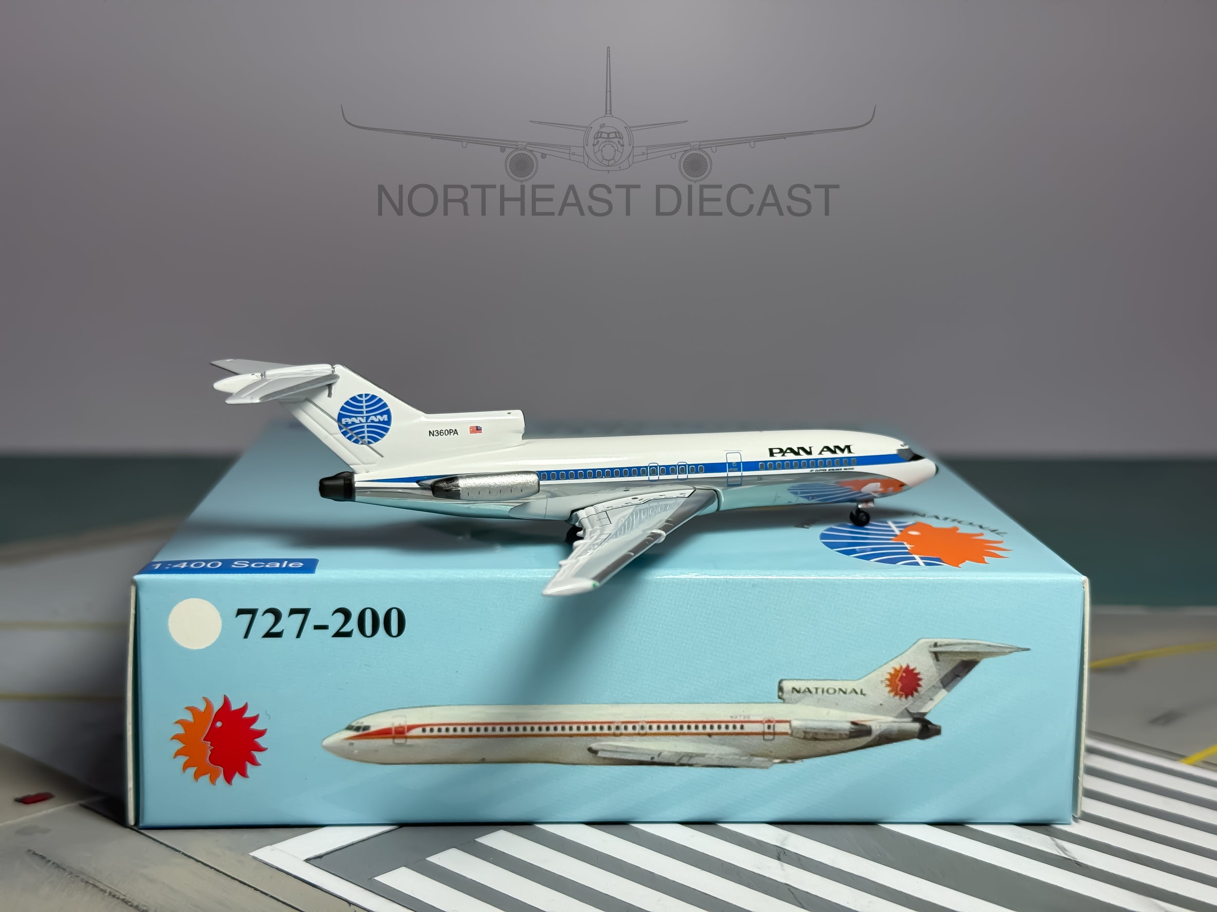 Pan American Boeing 727-100 1:400 Aeroclassics N360PA (ACN360PA)