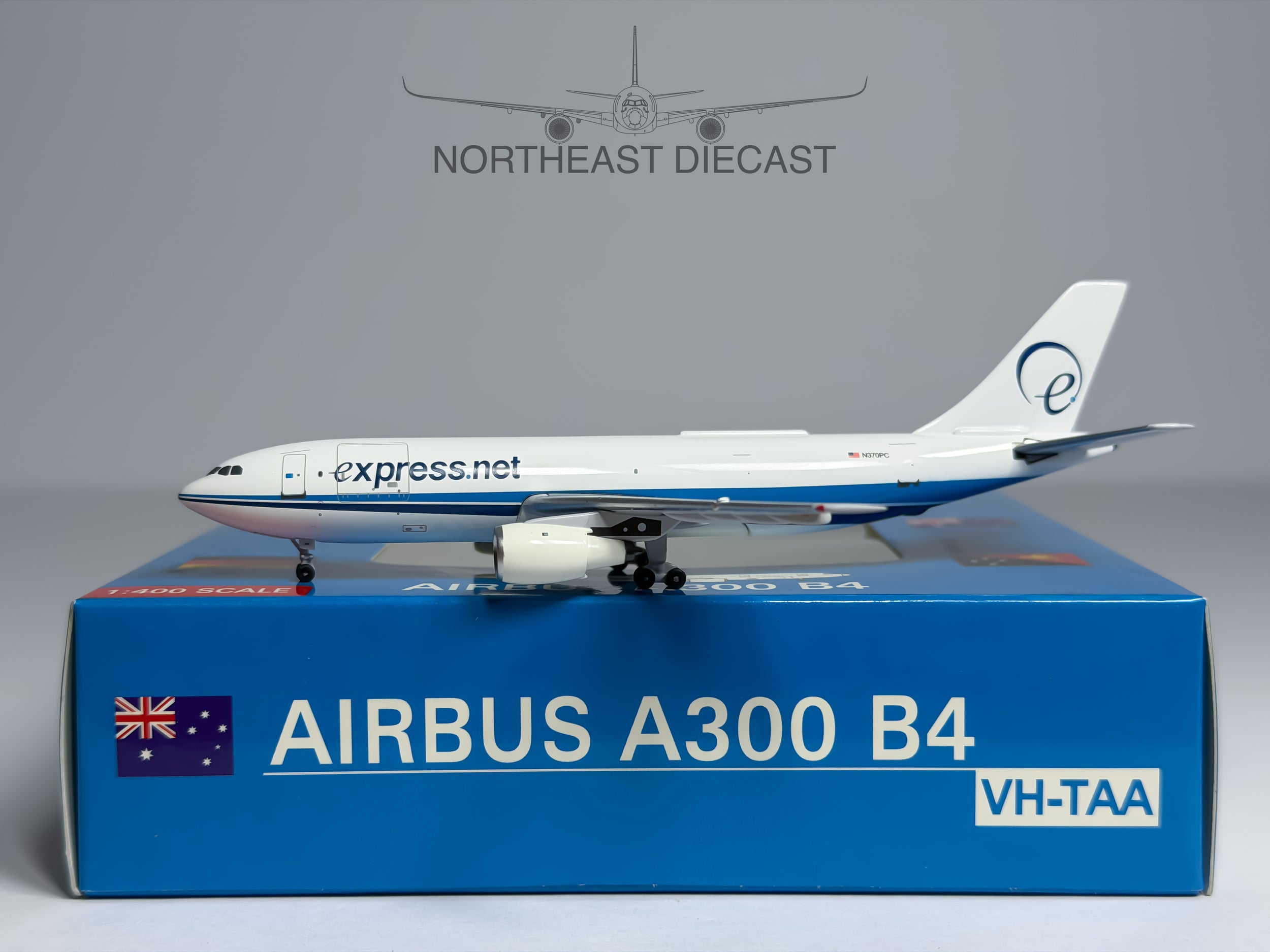 Express.net Airlines Airbus A300 1:400 Aeroclassics N370PC (ACN370PC)