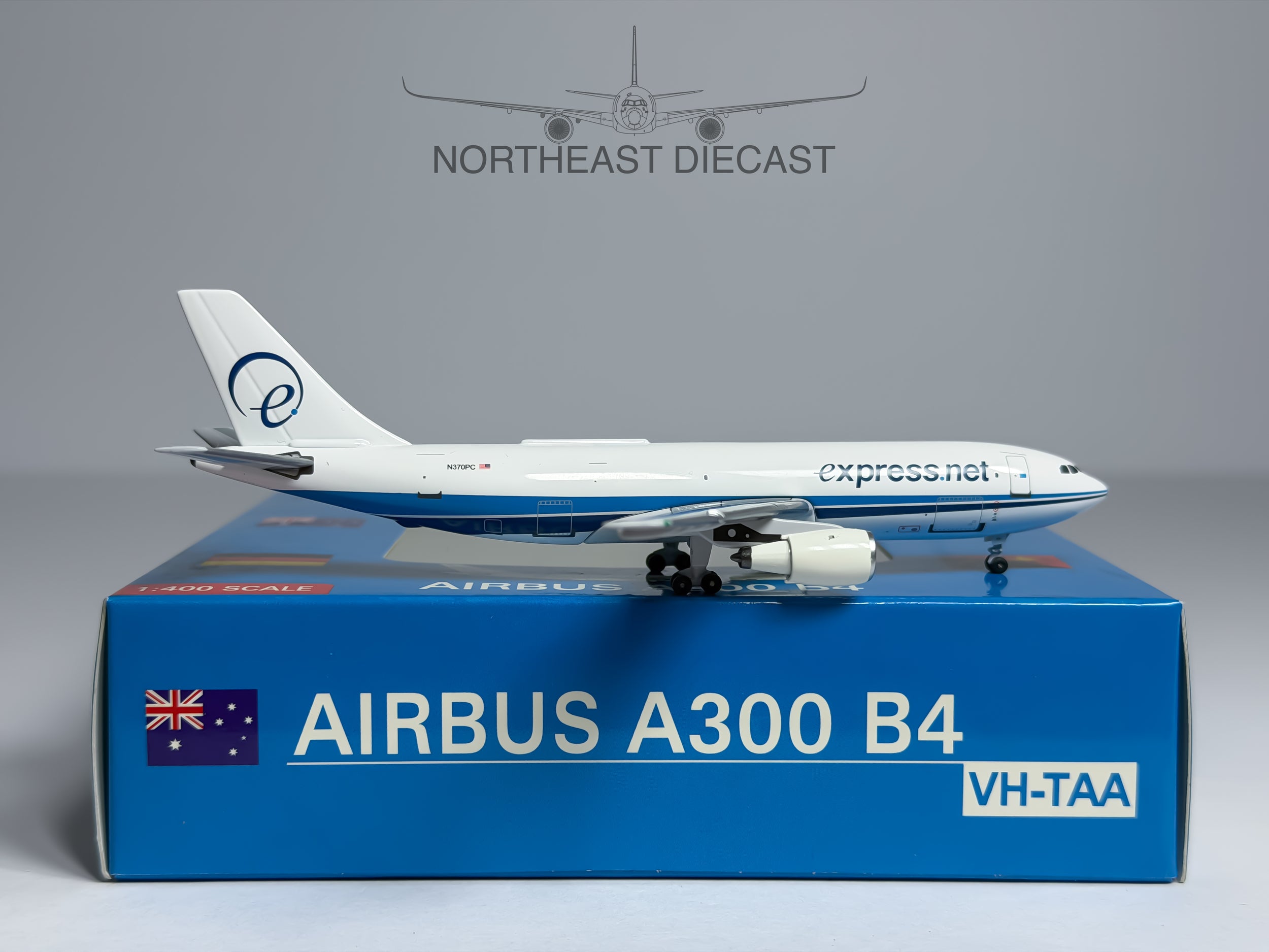 Express.net Airlines Airbus A300 1:400 Aeroclassics N370PC (ACN370PC)