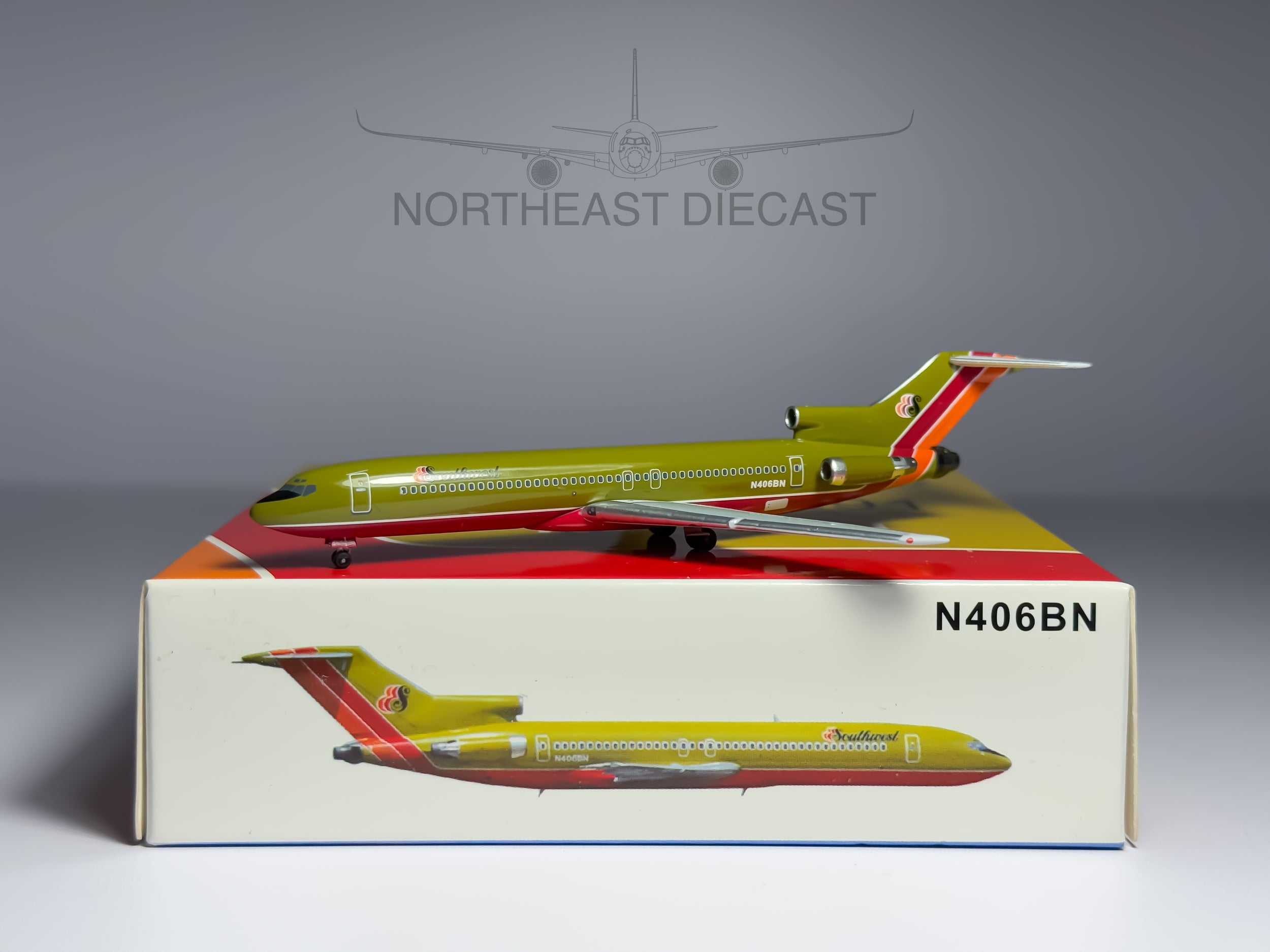 Southwest Airlines Boeing 727-200 1:400 Aeroclassics N406BN (ACN406BN)