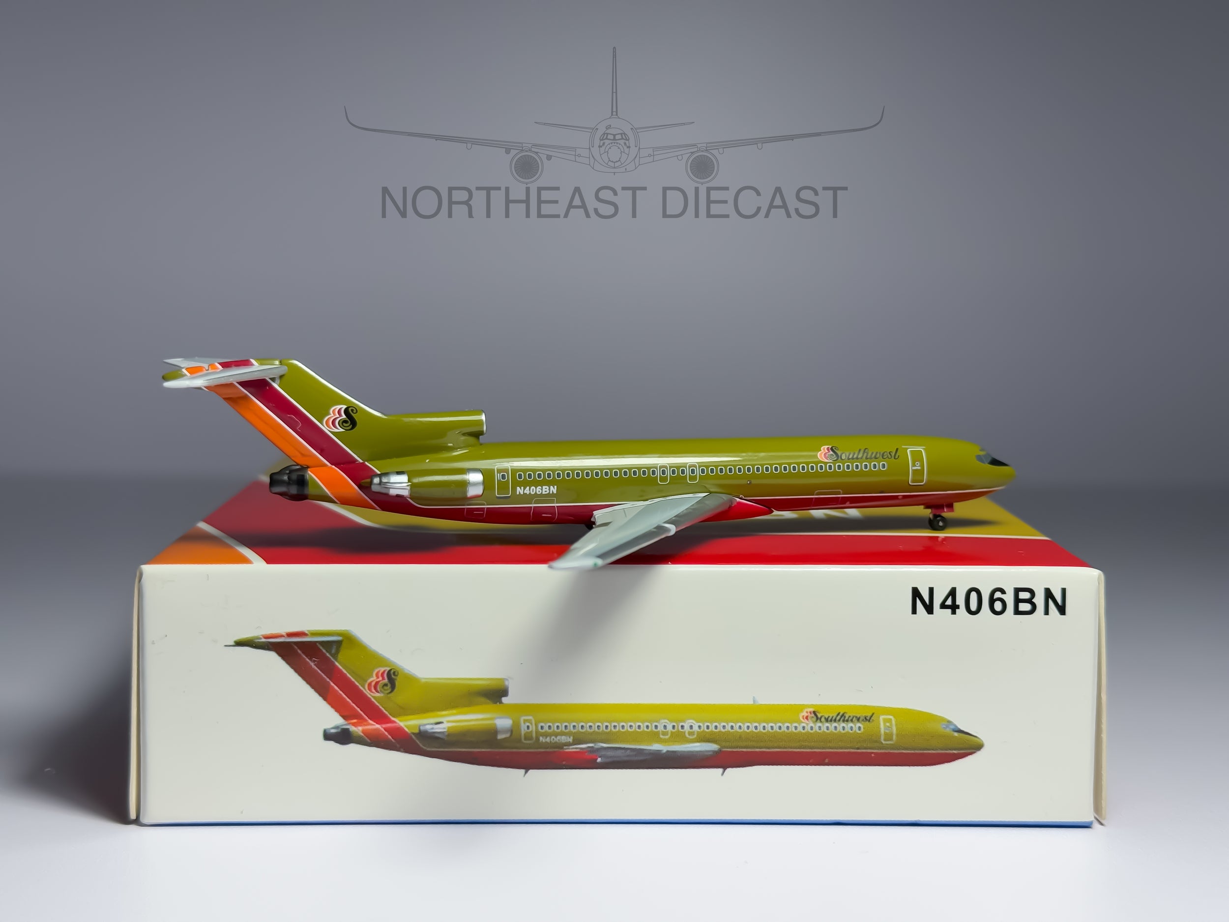 Southwest Airlines Boeing 727-200 1:400 Aeroclassics N406BN (ACN406BN)