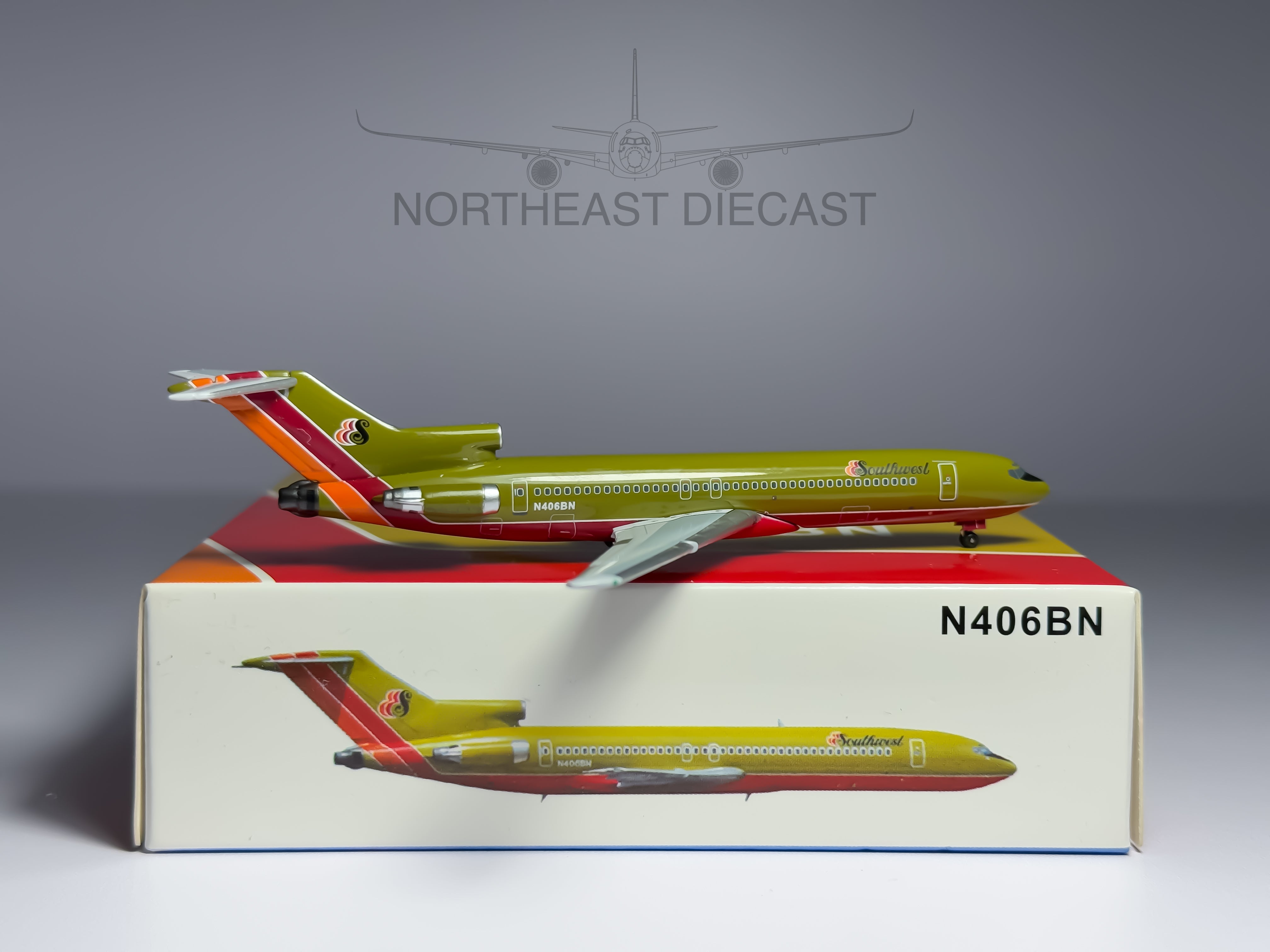 Southwest Airlines Boeing 727-200 1:400 Aeroclassics N406BN (ACN406BN)