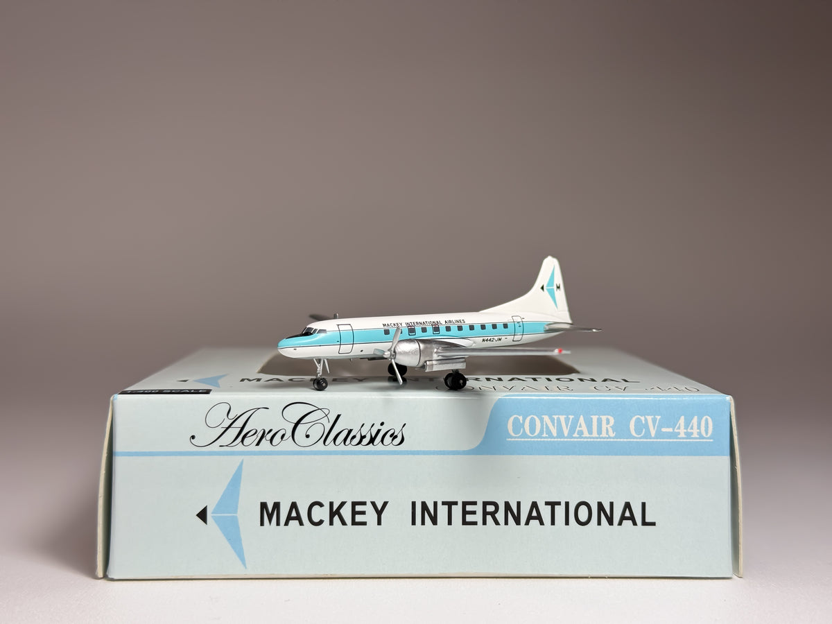 Mackey International Convair CV-440 1:400 Aeroclassics N442JM (ACN442JM)