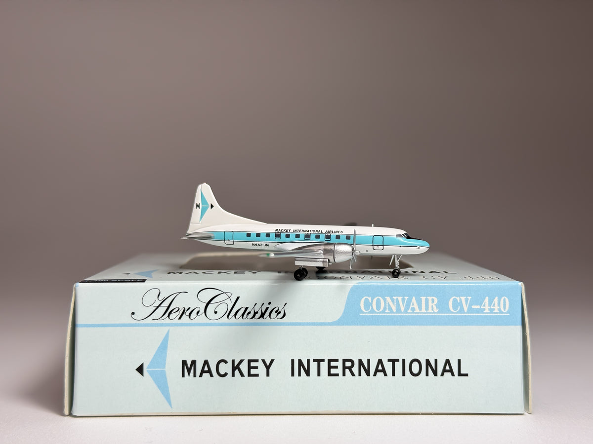 Mackey International Convair CV-440 1:400 Aeroclassics N442JM (ACN442JM)