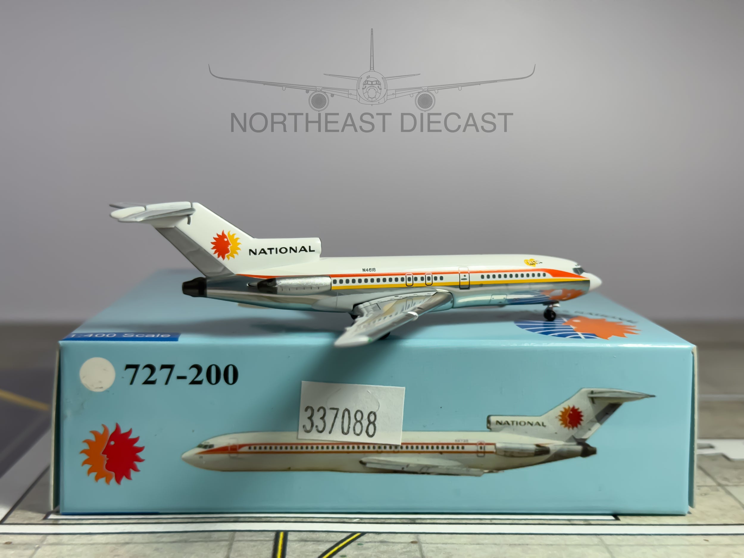 National Airlines Boeing 727-100 1:400 Aeroclassics N4618 (ACN4618)