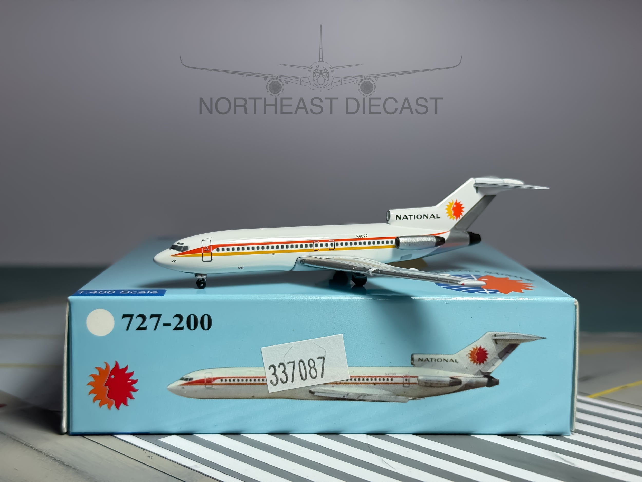 National Airlines Boeing 727-100 1:400 Aeroclassics N4622 (ACN4622)