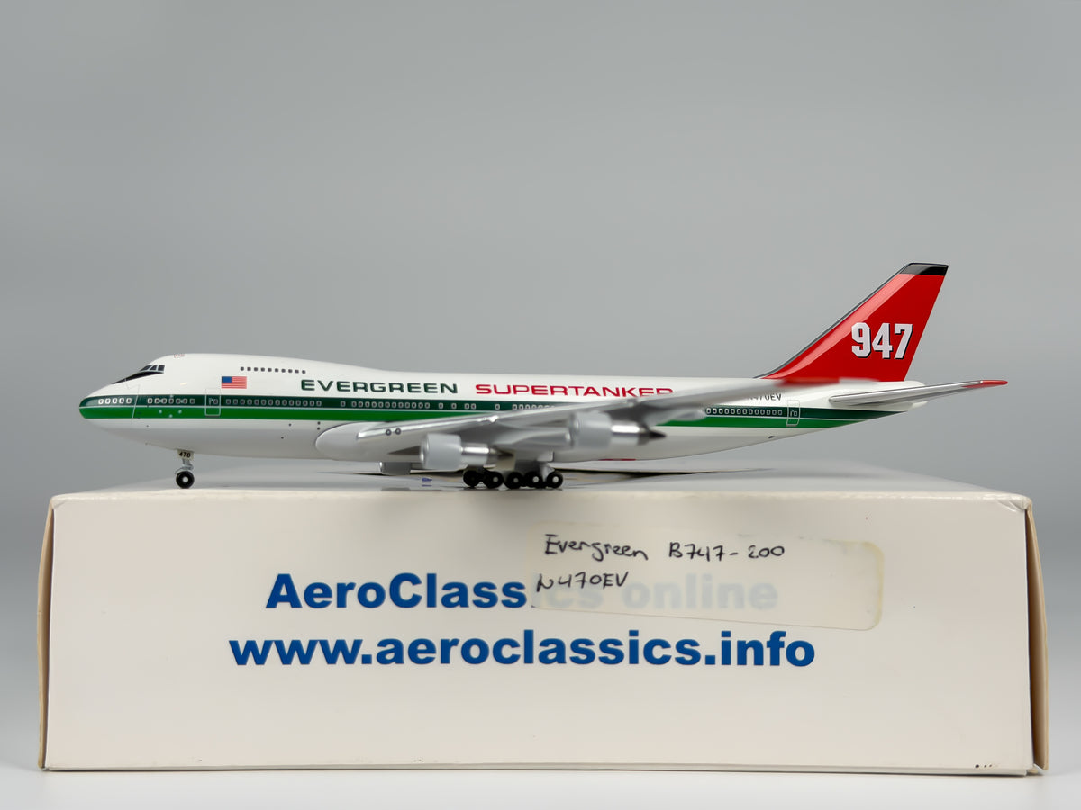 Evergreen Supertanker Boeing 747-200 1:400 Aeroclassics N470EV (ACN470EV)