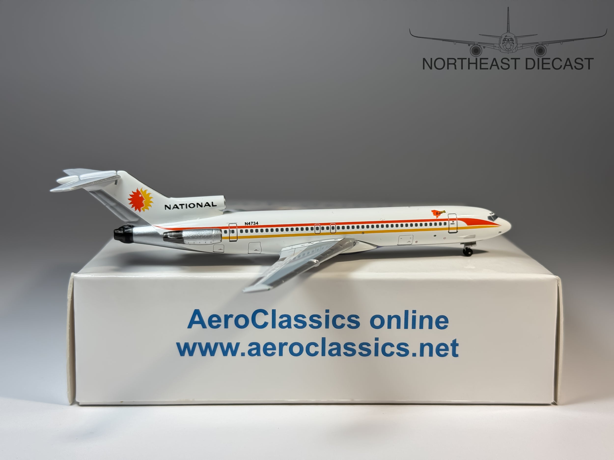 National Airlines Boeing 727-200 1:400 Aeroclassics N4734 (ACN4734)