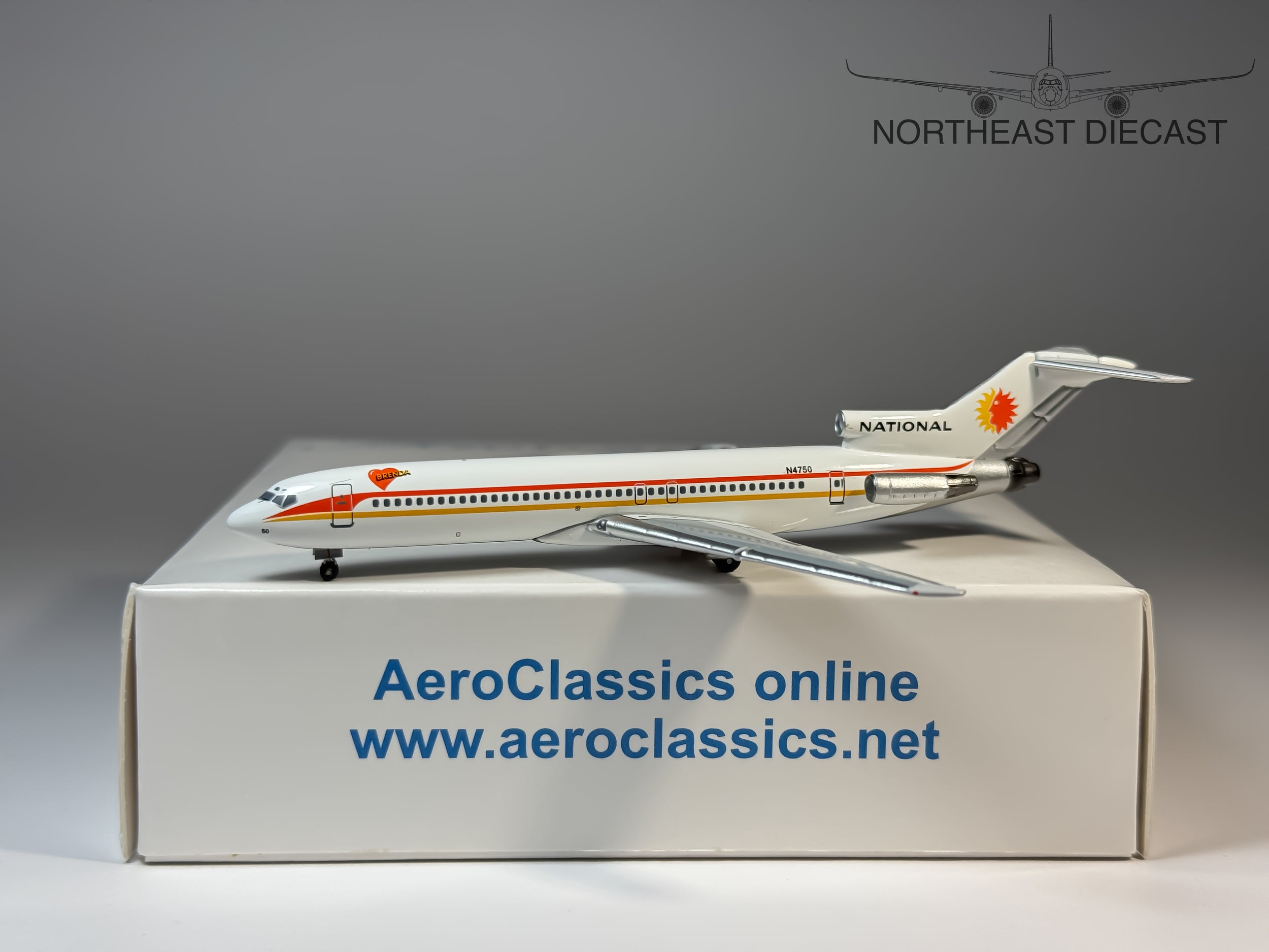 National Airlines Boeing 727-200 1:400 Aeroclassics N4750 (ACN4750)