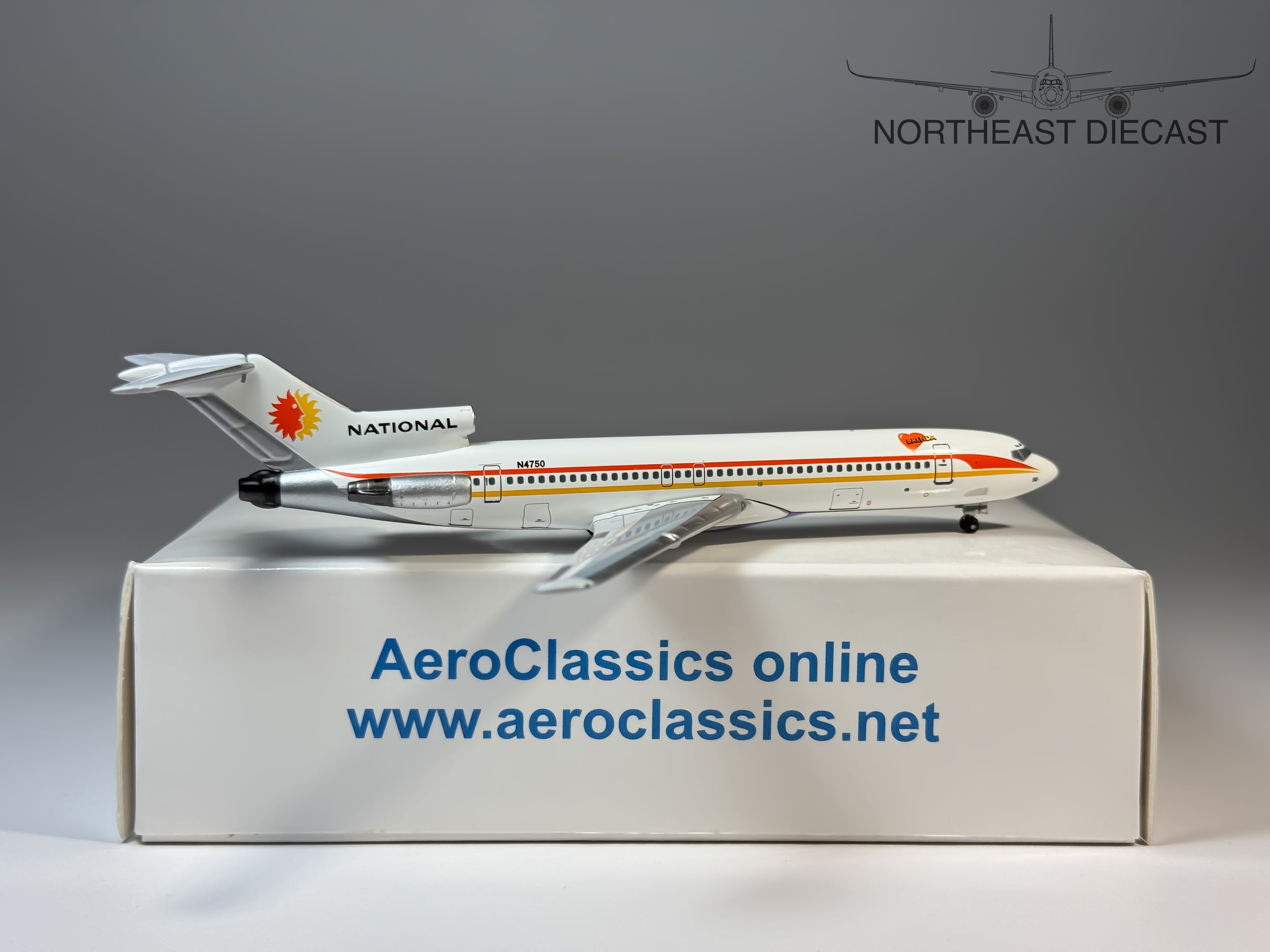 National Airlines Boeing 727-200 1:400 Aeroclassics N4750 (ACN4750)