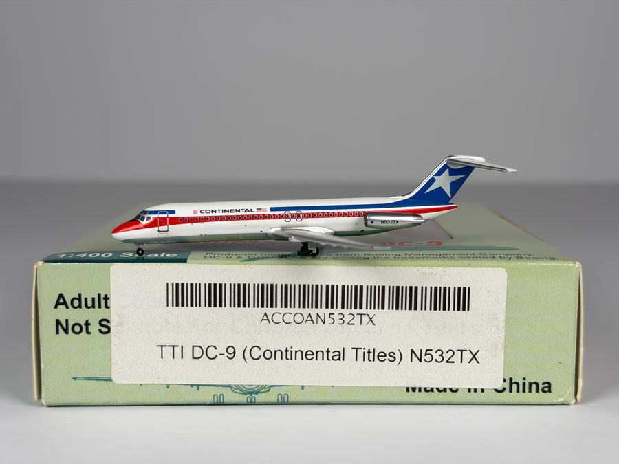 Continental Airlines Douglas DC-9-30 1:400 Aeroclassics N532TX (ACN532TX)