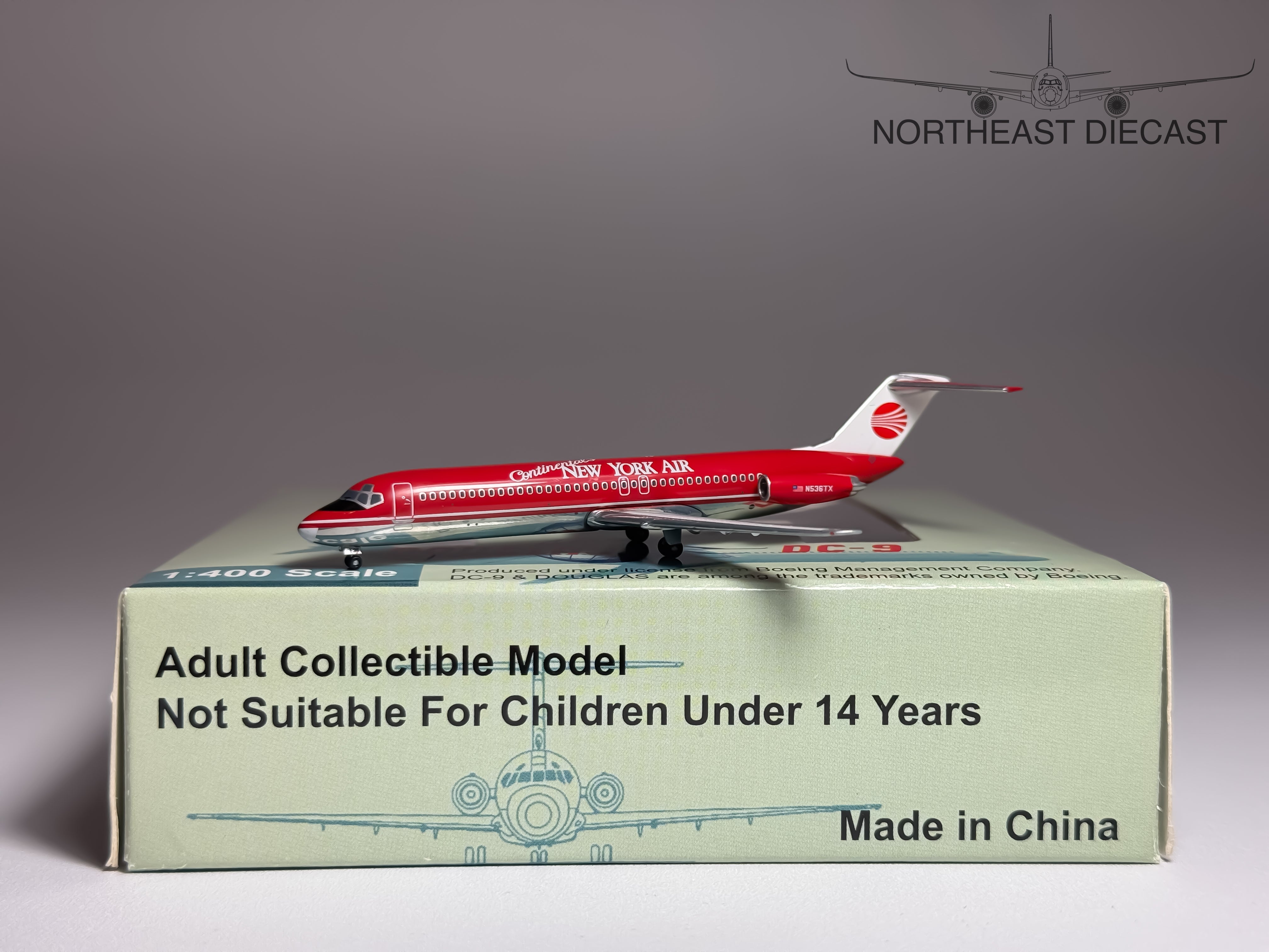 New York Air Douglas DC-9-30 1:400 Aeroclassics N536TX (ACN536TX)