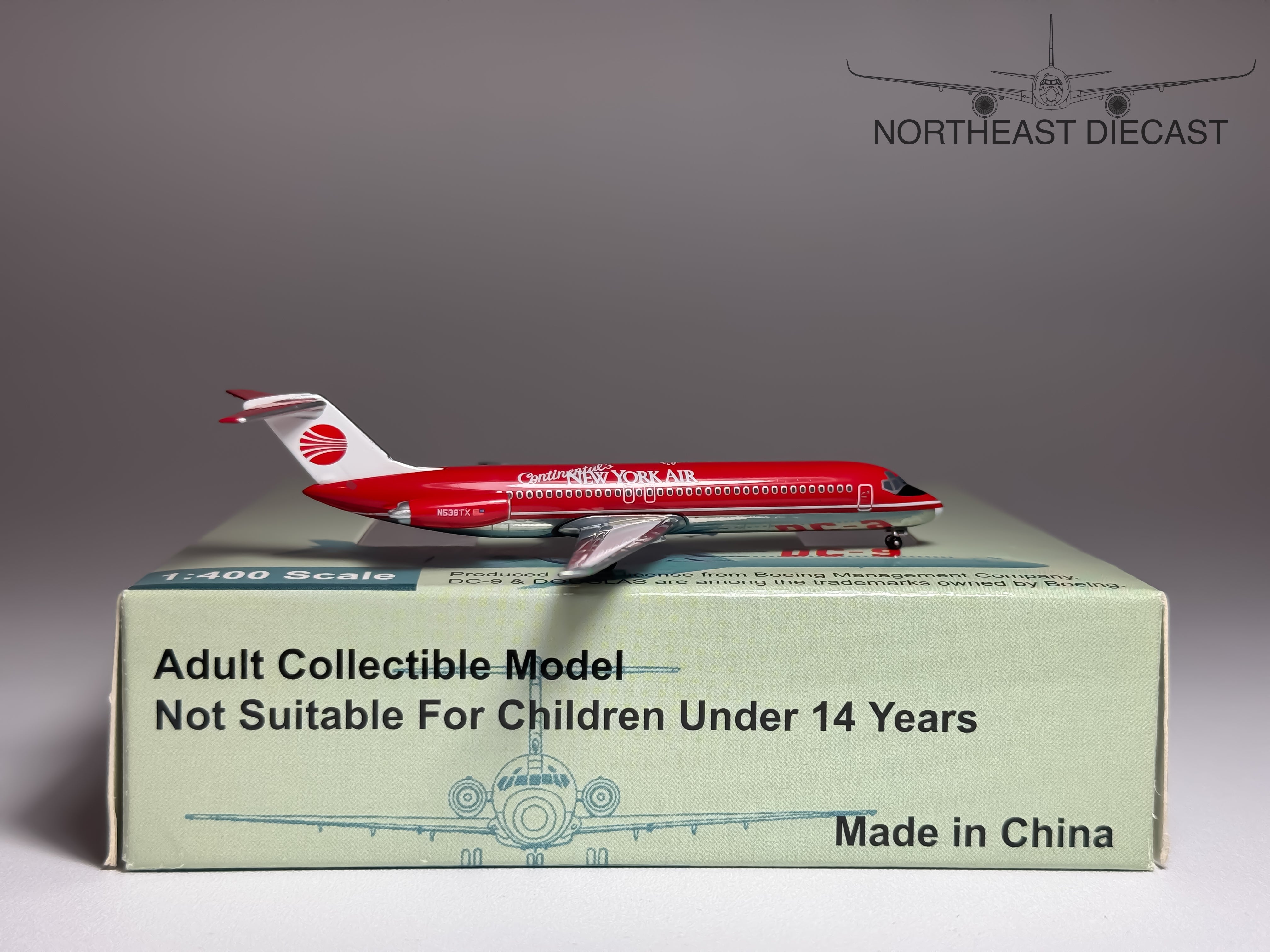 New York Air Douglas DC-9-30 1:400 Aeroclassics N536TX (ACN536TX)