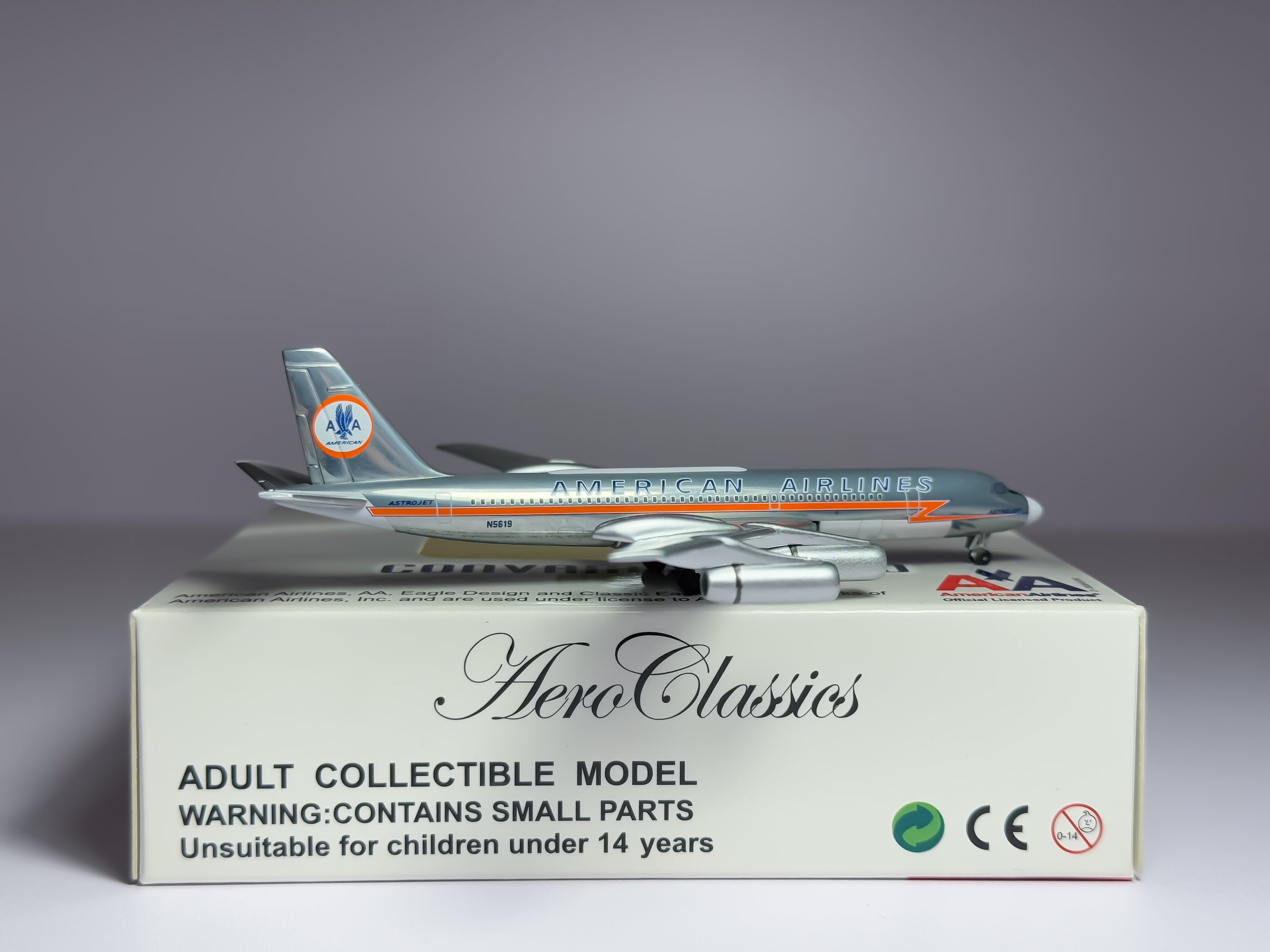 American Airlines Convair CV-990 1:400 Aeroclassics N5619 (ACN5619)