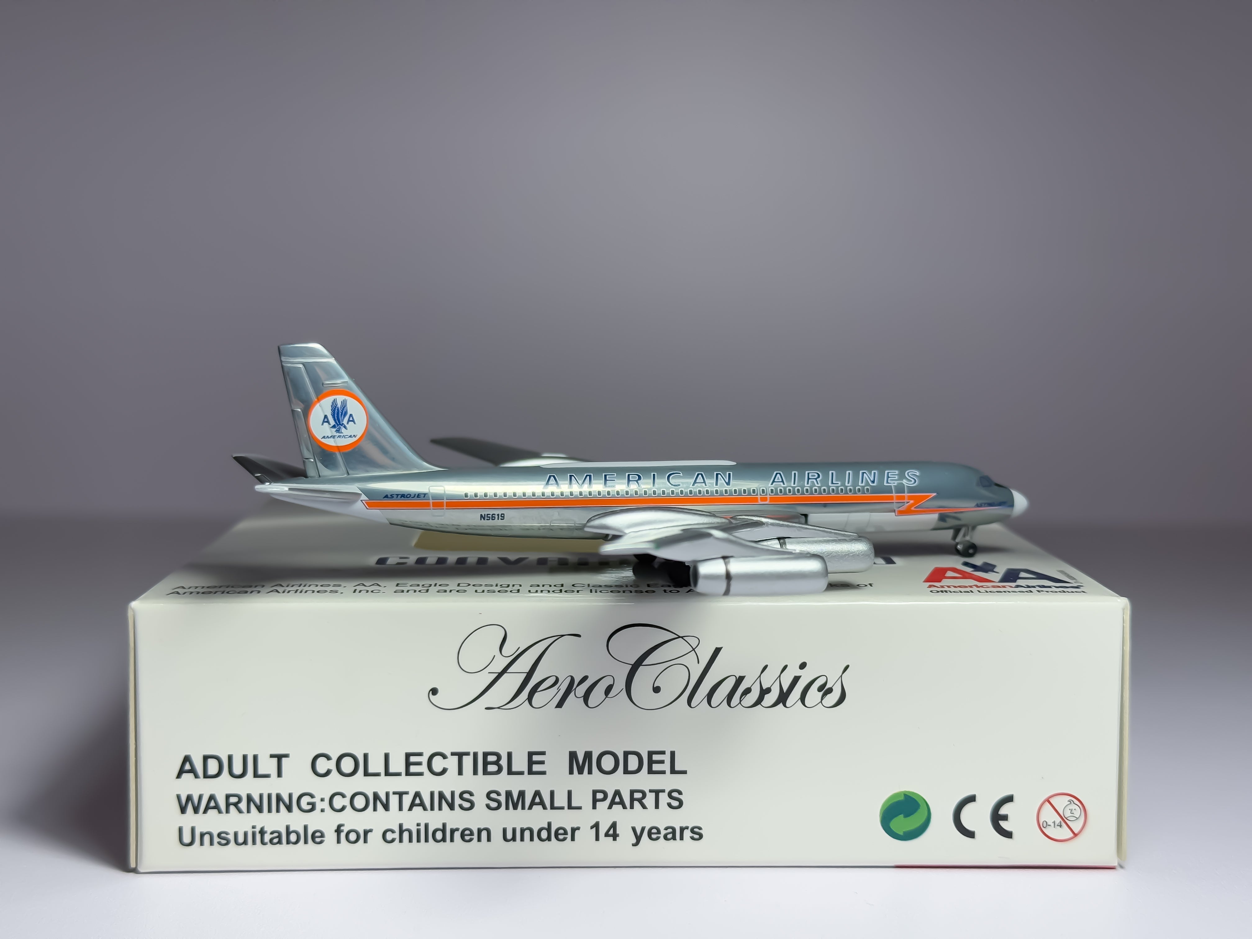 American Airlines Convair CV-990 1:400 Aeroclassics N5619 (ACN5619)