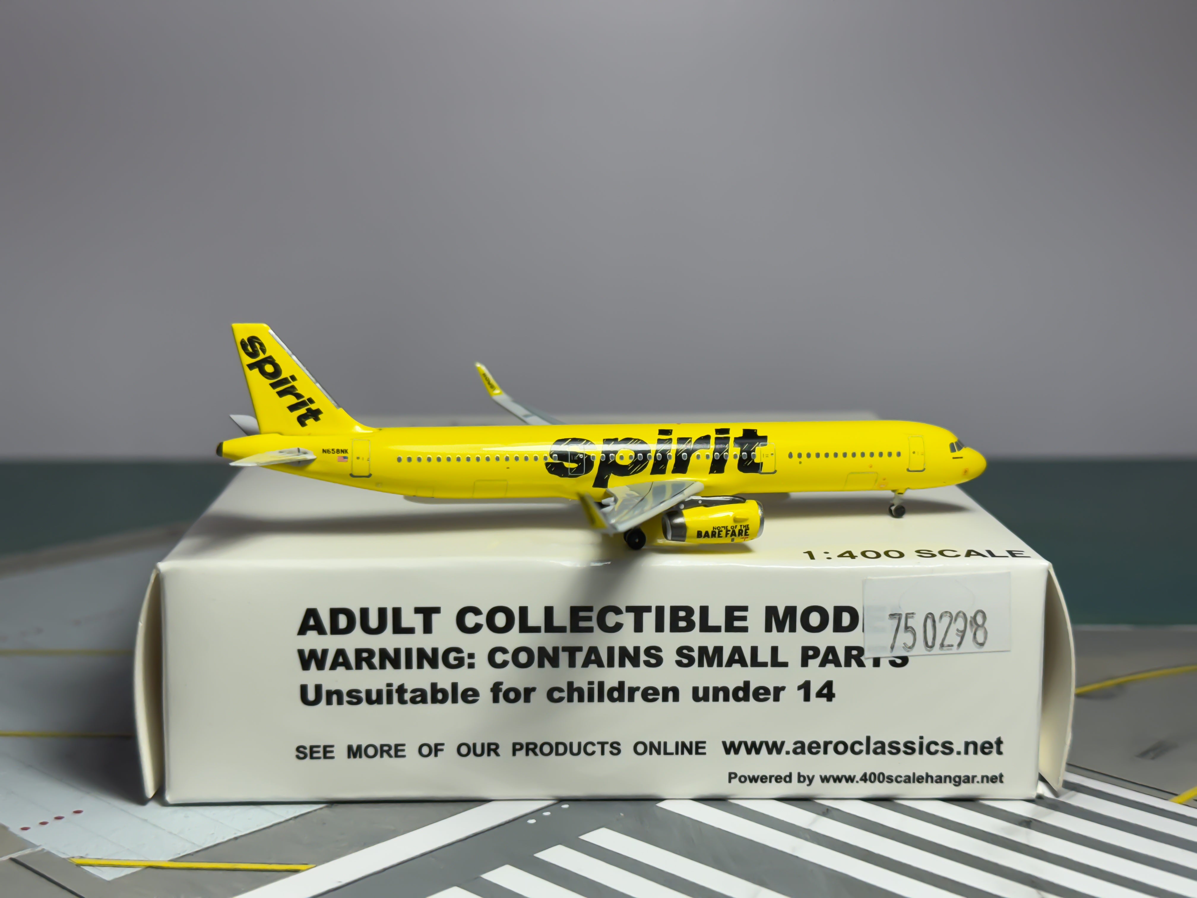 Spirit Airlines Airbus A321 1:400 Aeroclassics N658NK (ACN658NK)