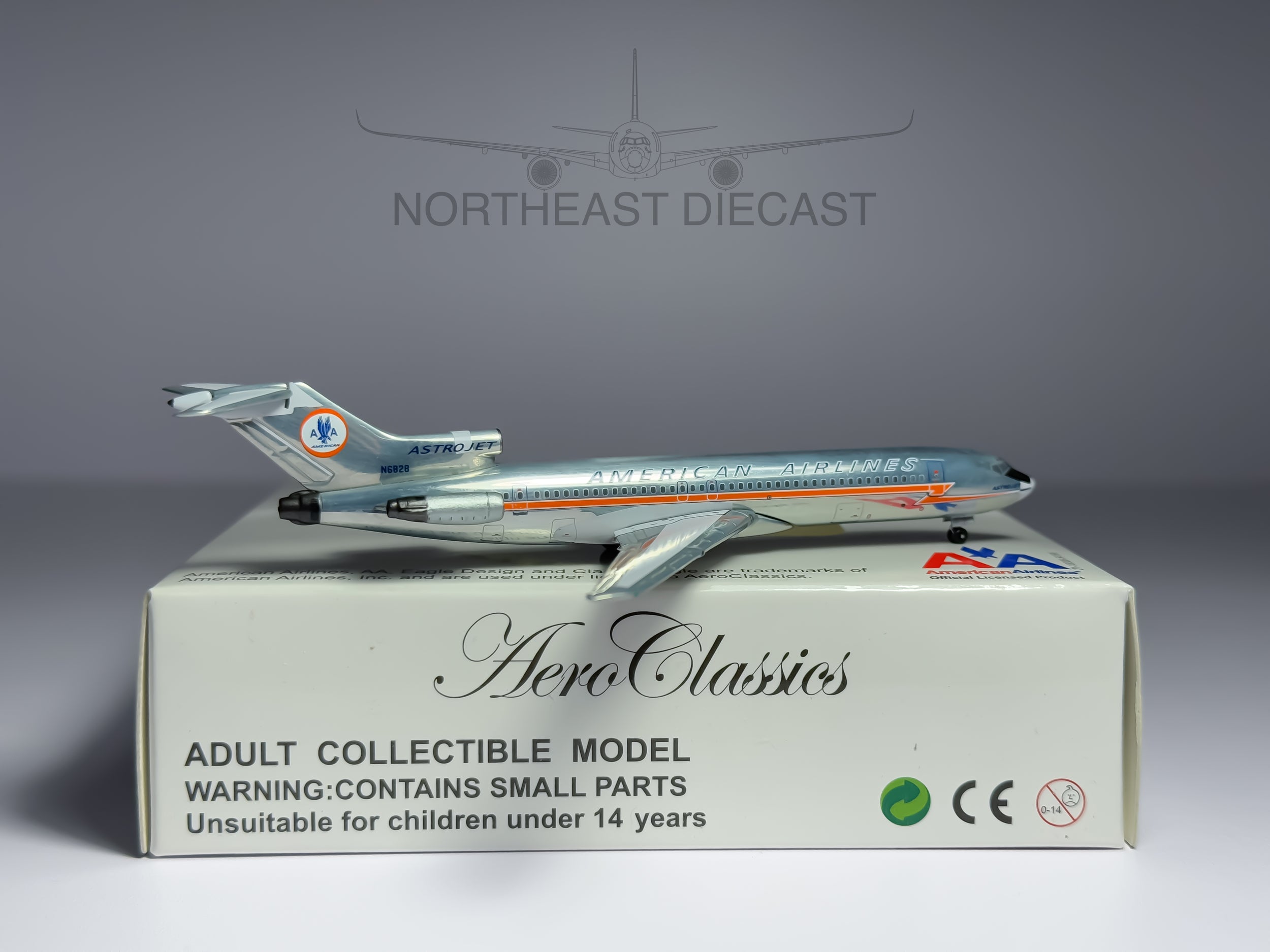 American Airlines Boeing 727-200 1:400 Aeroclassics N6828 (ACN6828)