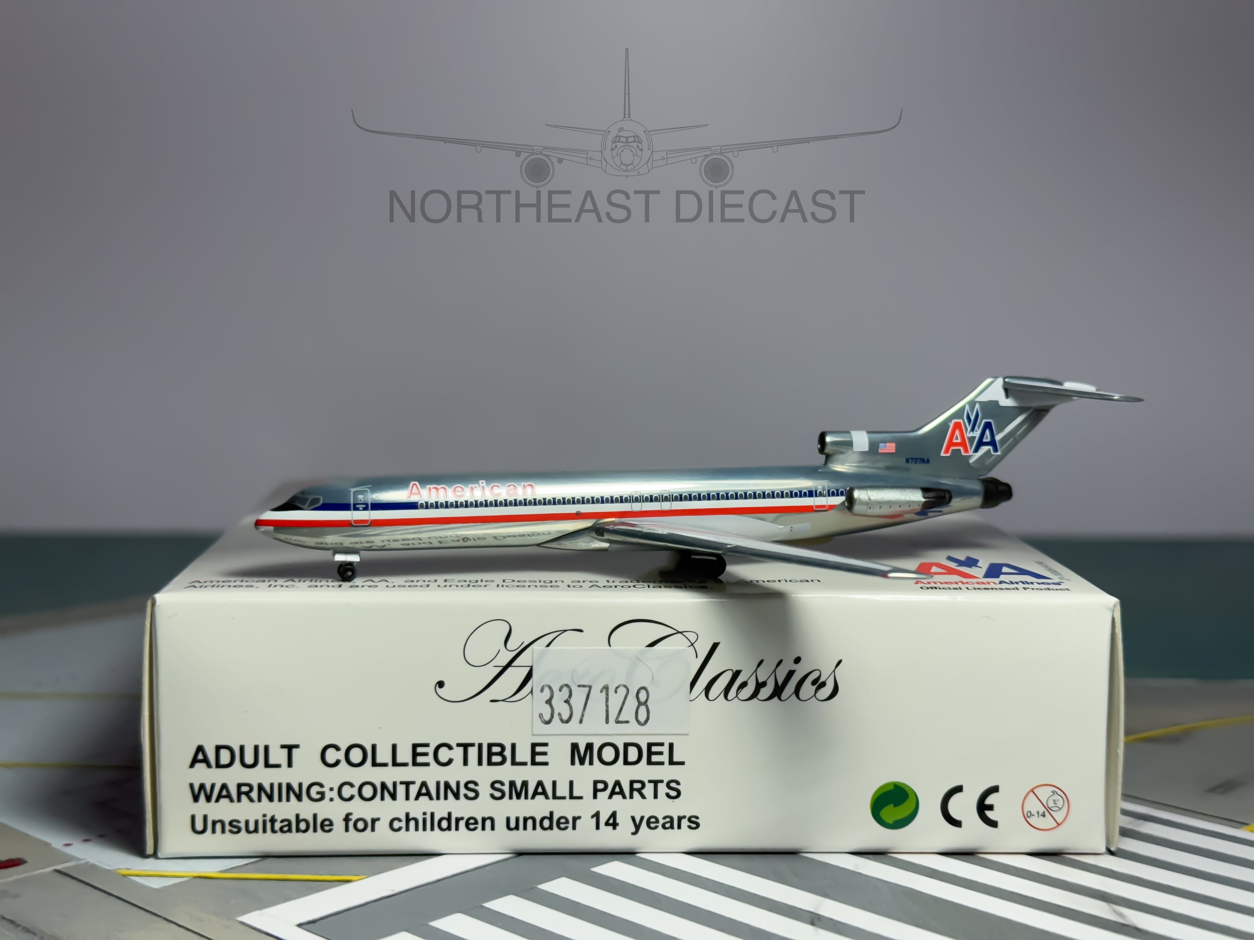 American Airlines Boeing 727-200 1:400 Aeroclassics N727AA (ACN727AA)