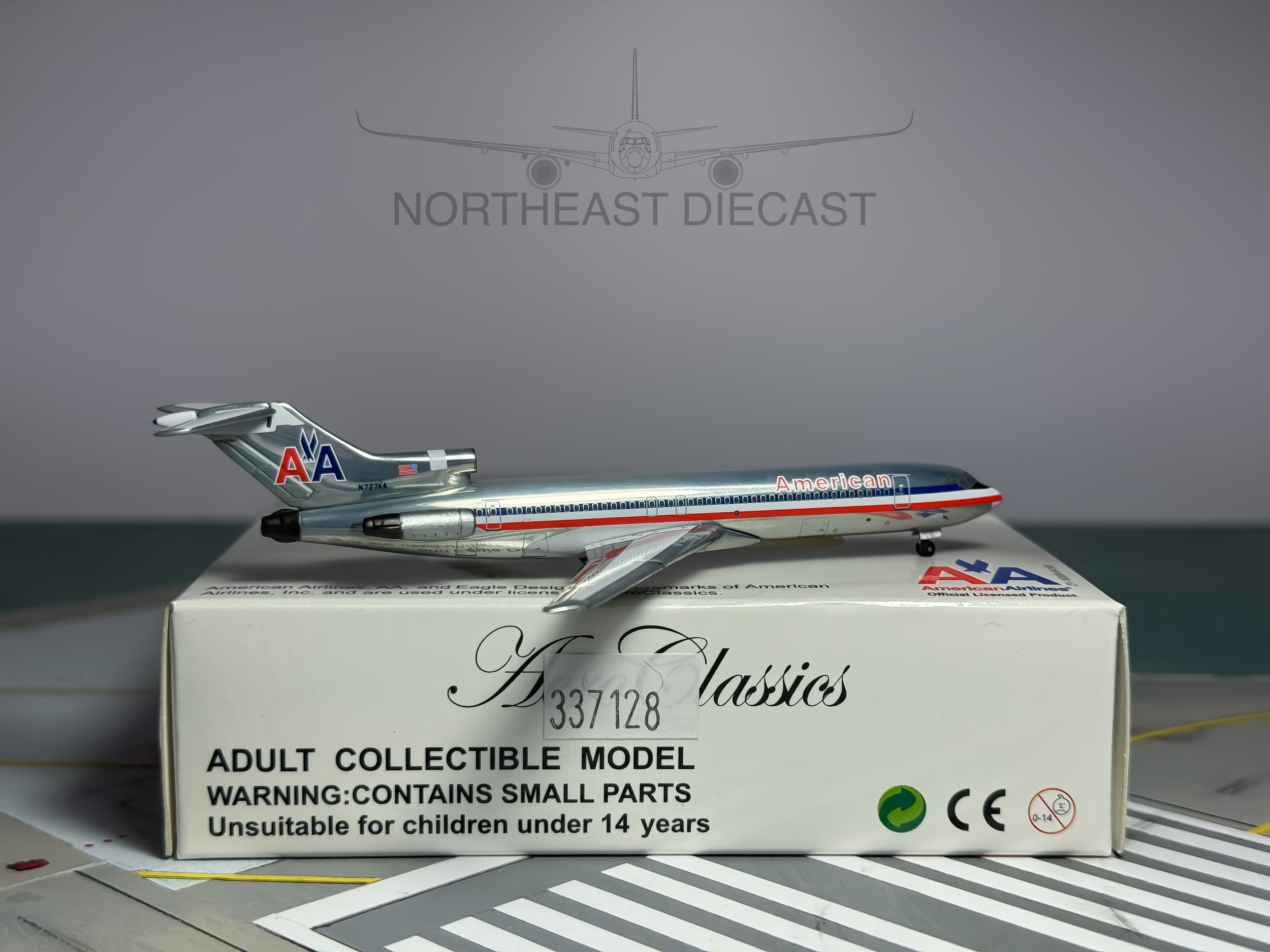 American Airlines Boeing 727-200 1:400 Aeroclassics N727AA (ACN727AA)