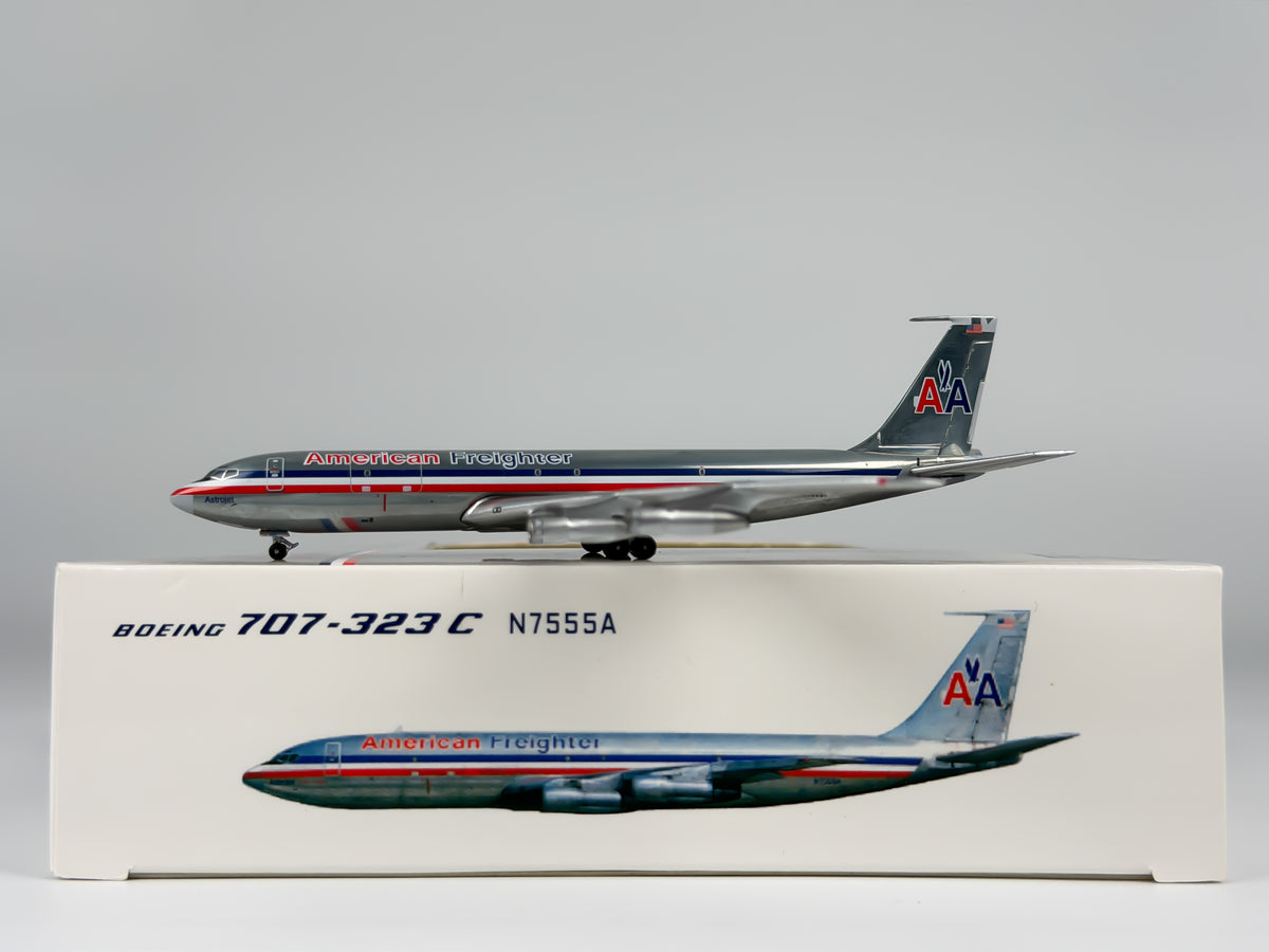 American Freighter Boeing 707-320C 1:400 Aeroclassics N7555A (ACN7555A)