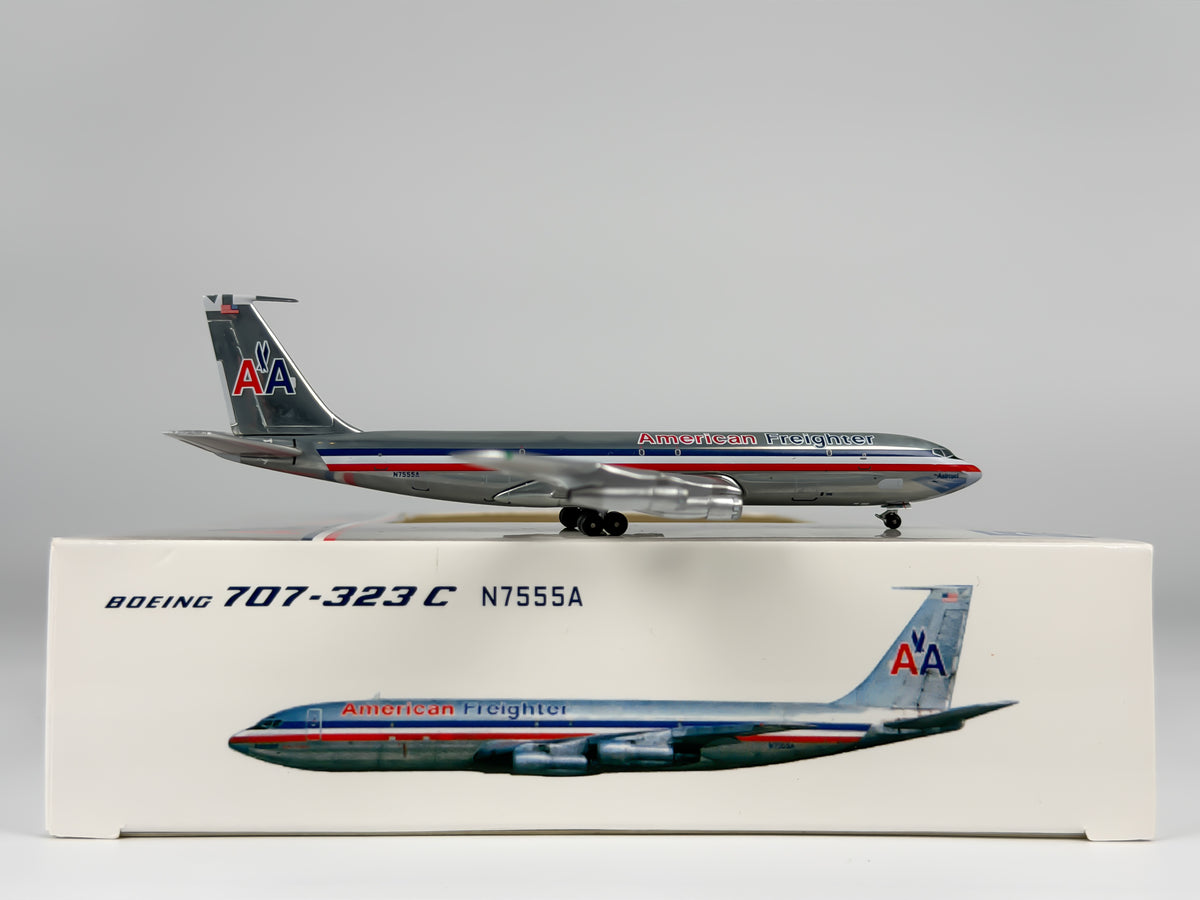 American Freighter Boeing 707-320C 1:400 Aeroclassics N7555A (ACN7555A)