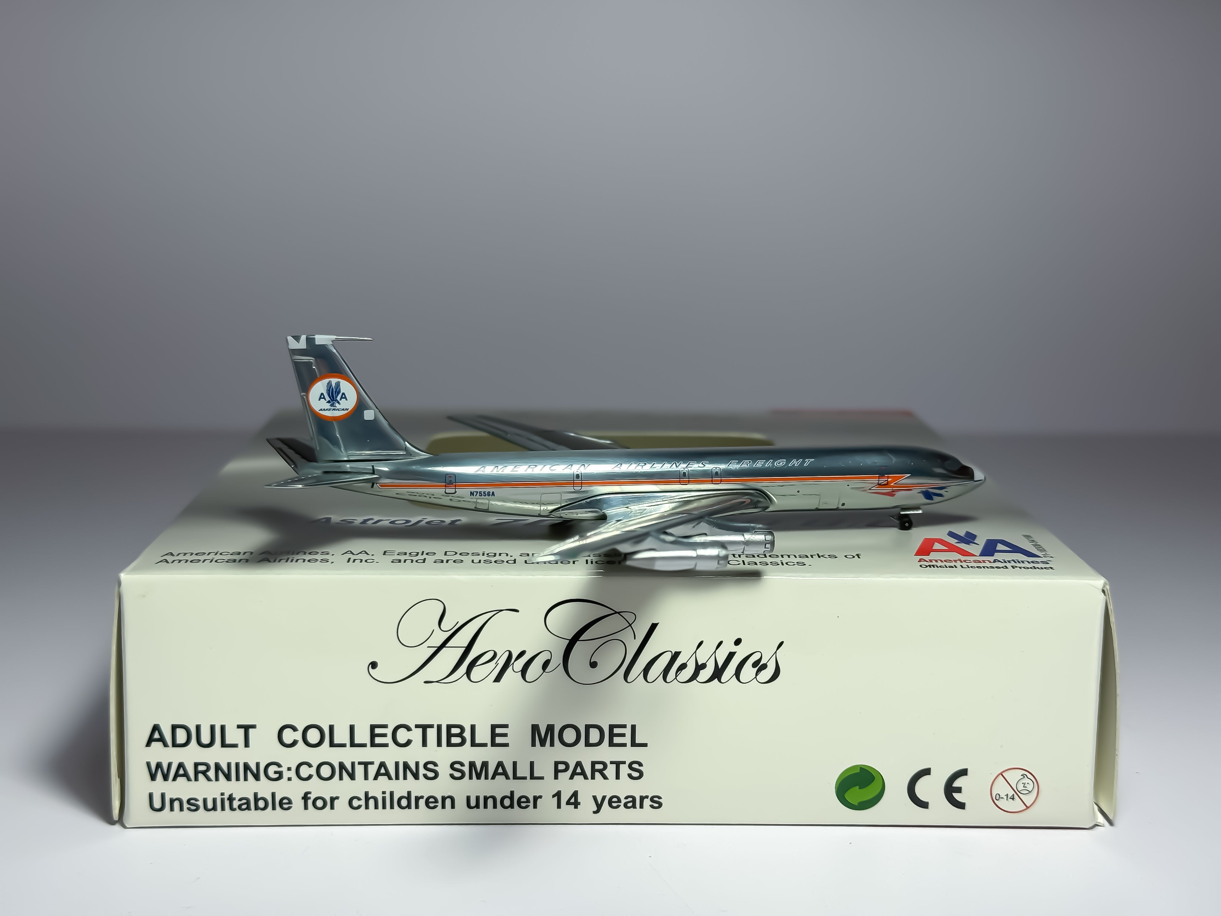 American Airlines Boeing 707-300 1:400 Aeroclassics N7556A (ACN7556A)