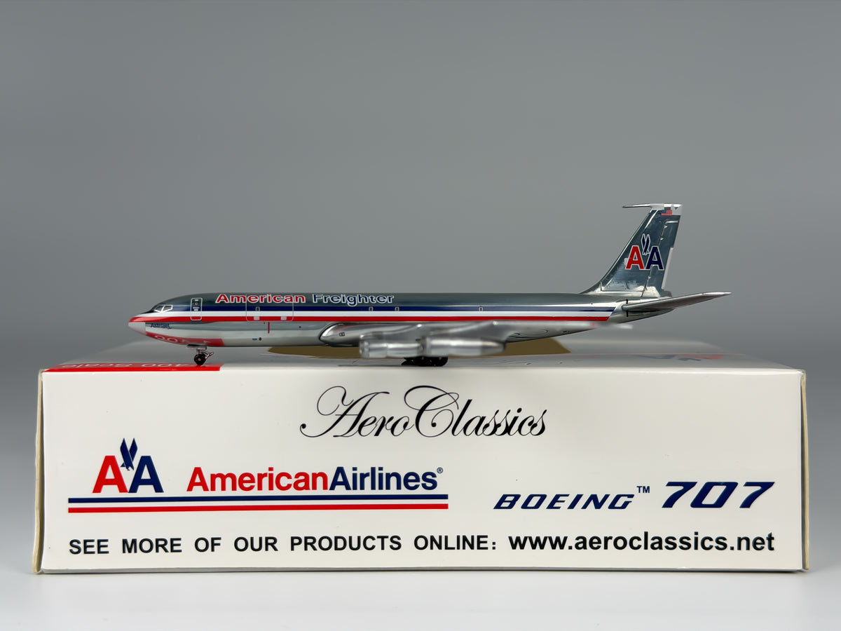 American Freighter Boeing 707-300F 1:400 Aeroclassics N7568A (ACN7568A)