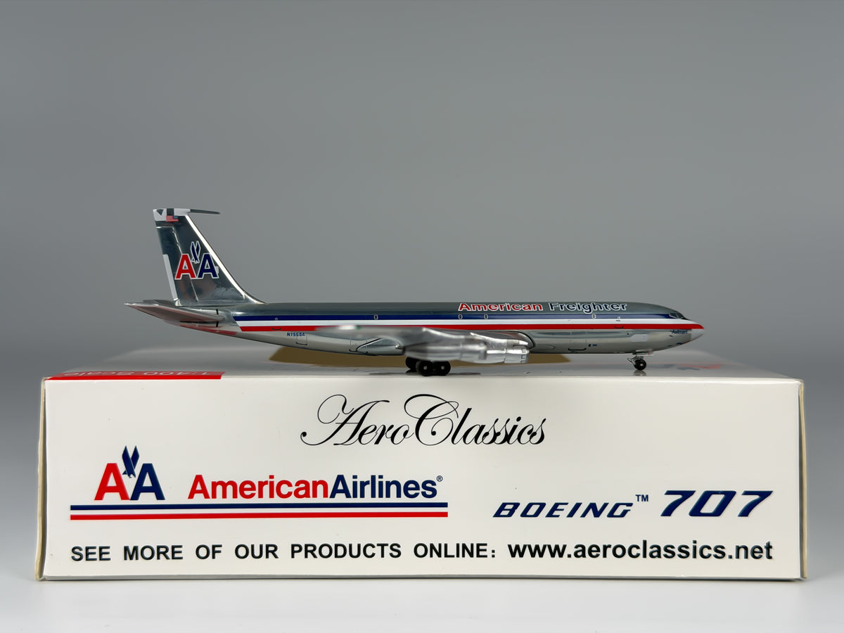 American Freighter Boeing 707-300F 1:400 Aeroclassics N7568A (ACN7568A)