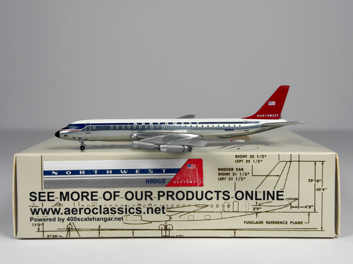 Northwest Airlines Douglas DC-8-30 1:400 Aeroclassics N801US (ACN801US)
