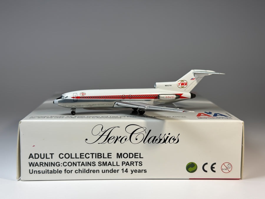 TWA Trans World Airlines Boeing 727-100 1:400 Aeroclassics N853TW (ACN853TW)
