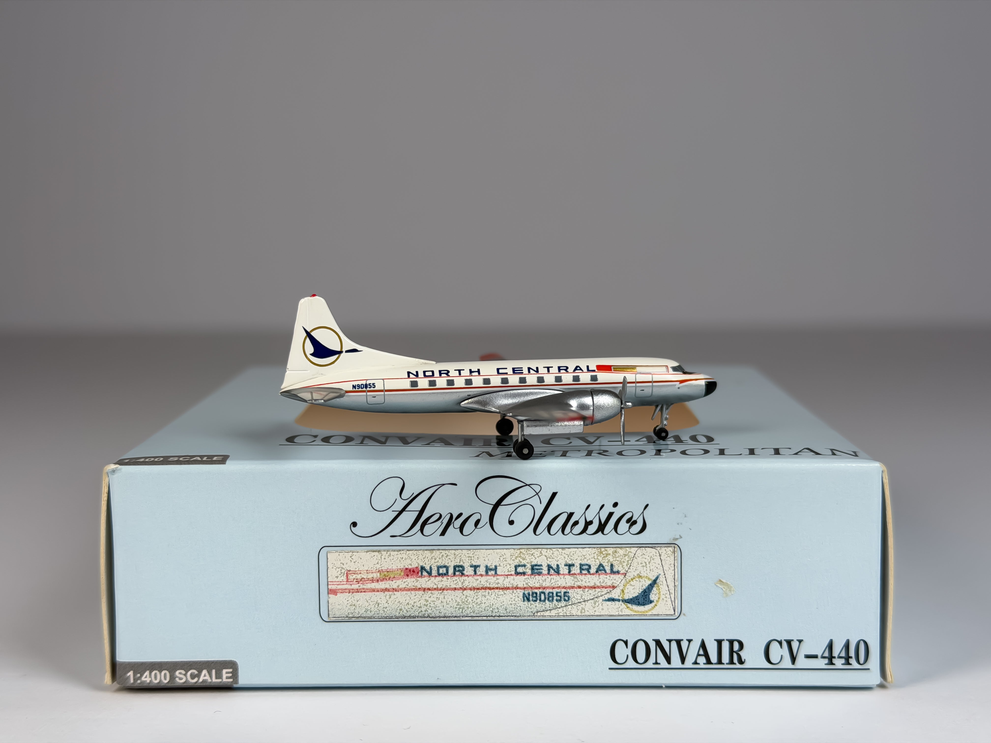 North Central Airlines Convair CV-440 1:400 Aeroclassics N90855 (ACN90855)