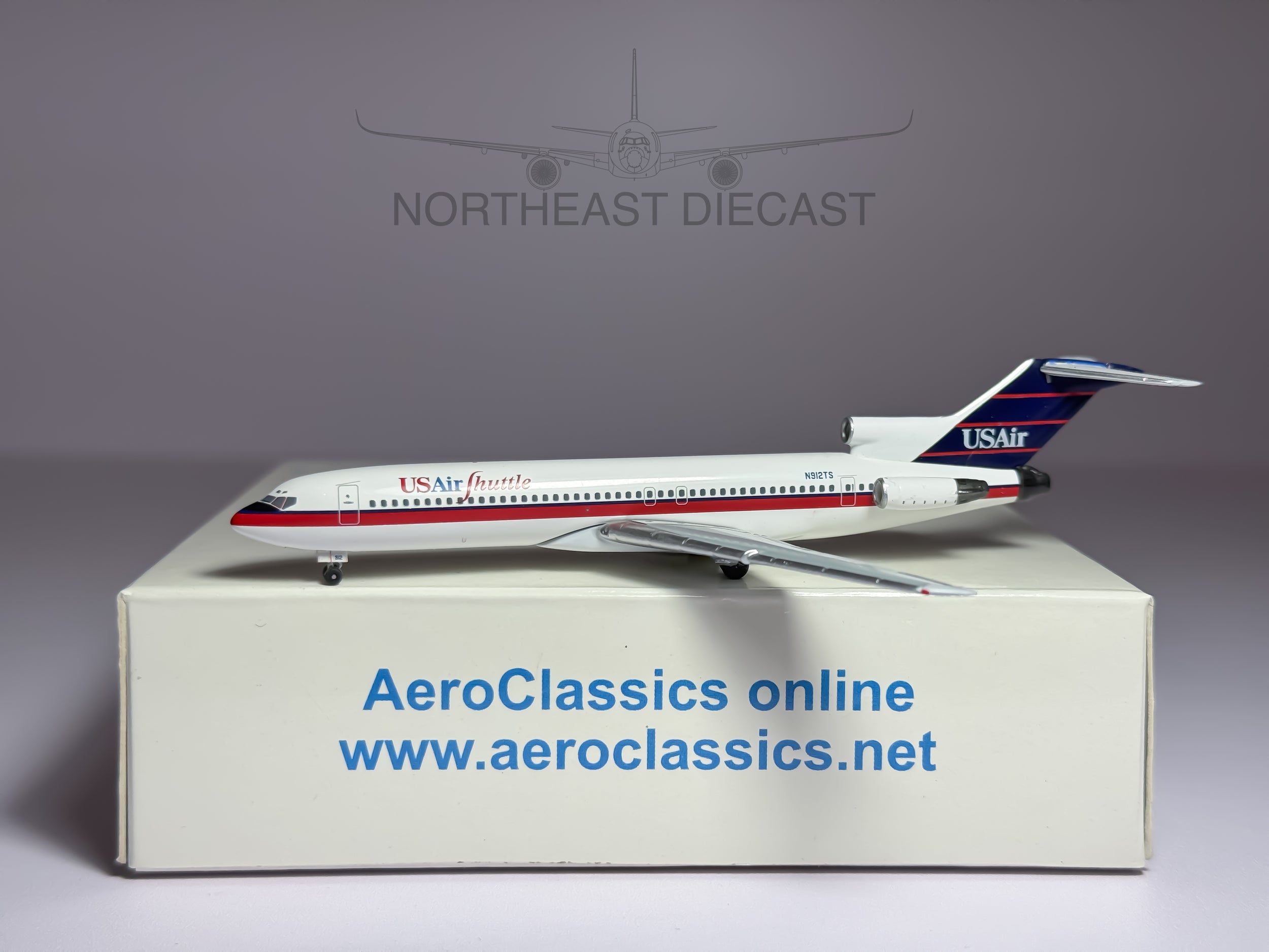 USAir Shuttle Boeing 727-200 1:400 Aeroclassics N912TS (ACN912TS)