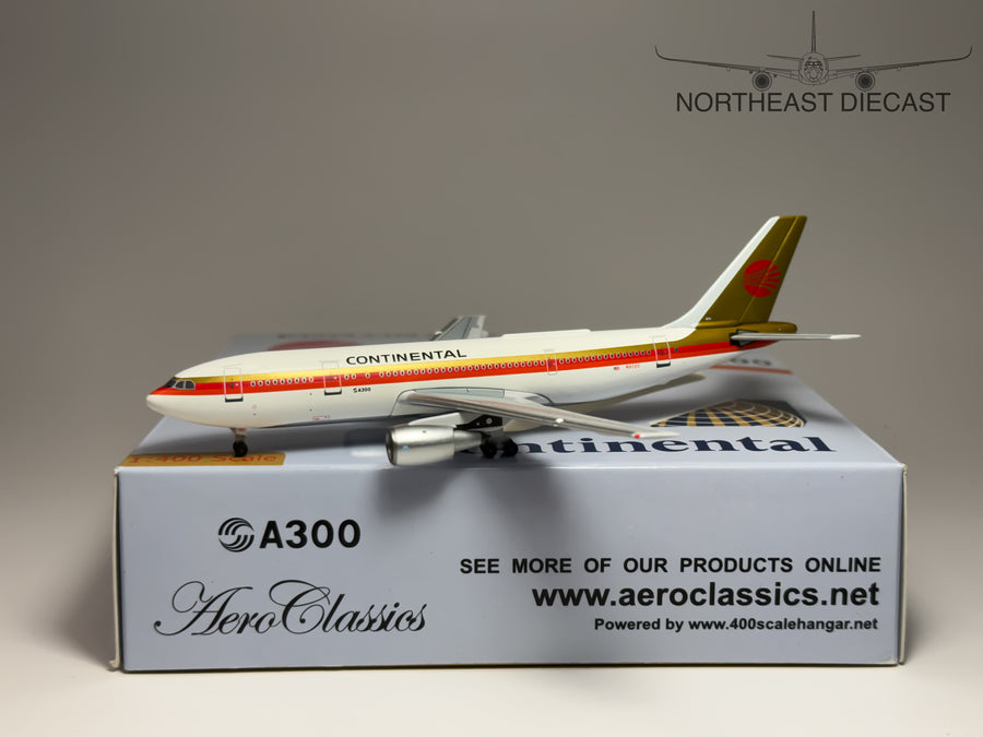 Continental Airlines Airbus A300 1:400 Aeroclassics N972C (ACN972C)