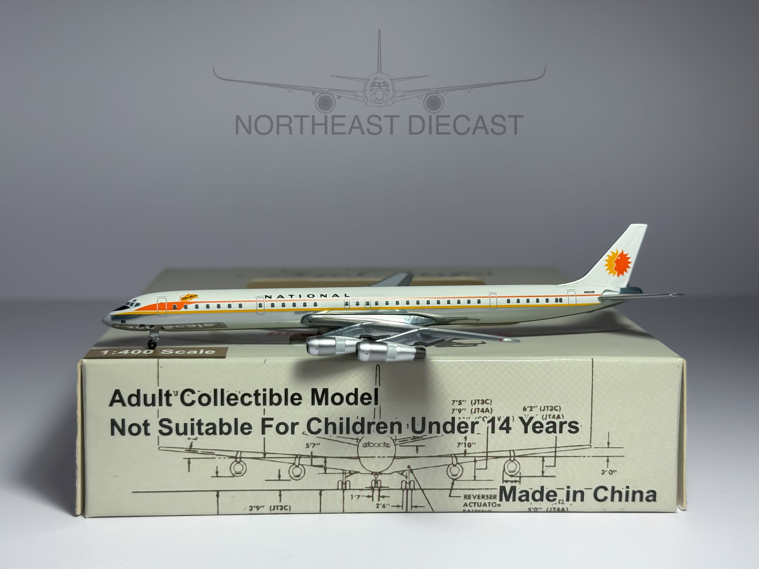 National Airlines Douglas DC-8-61 1:400 Aeroclassics N45091 (ACNAT0512A)