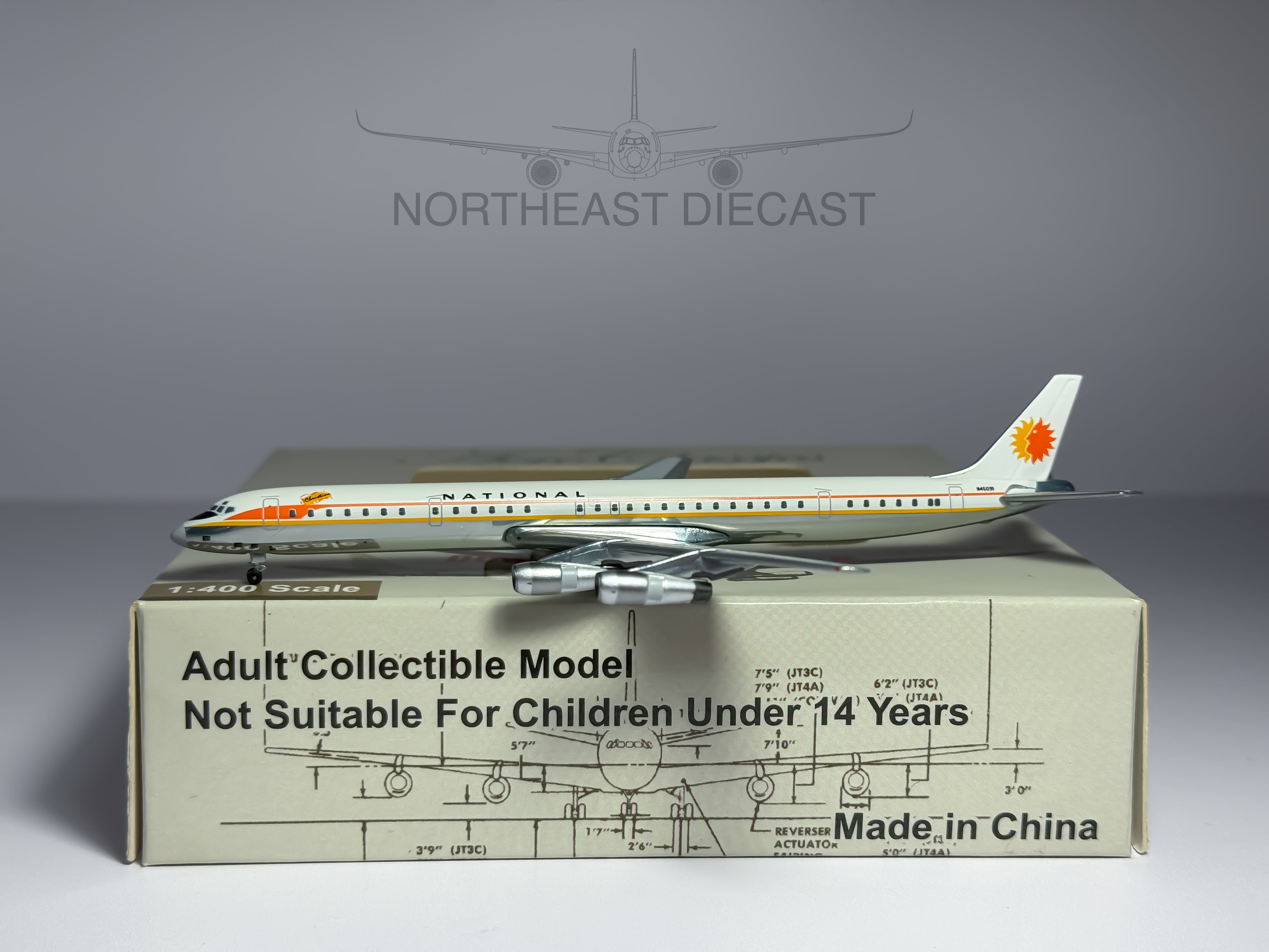 National Airlines Douglas DC-8-61 1:400 Aeroclassics N45091 (ACNAT0512A)