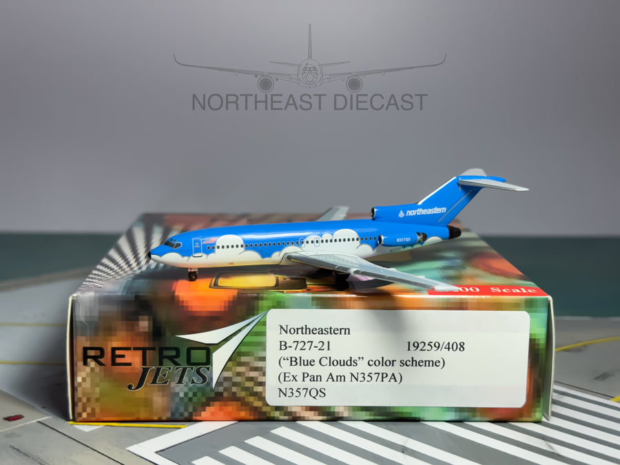 Northeastern Airways Boeing 727-100 1:400 Aeroclassics N357QS (ACNEA0109A)