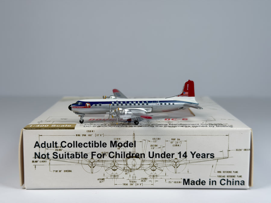 Northwest Airlines Douglas DC-6 1:400 Aeroclassics N572 (ACNWA075)