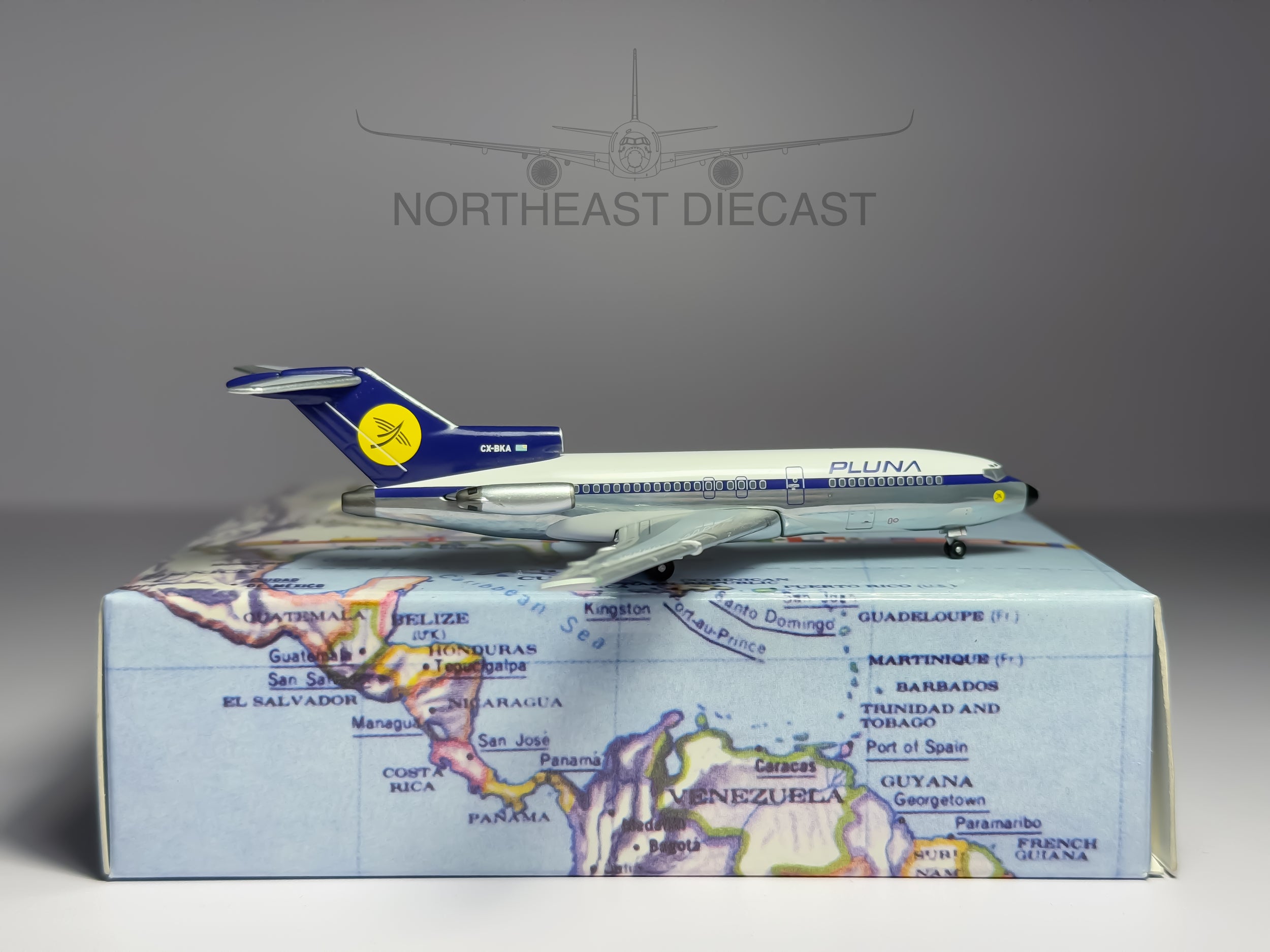PLUNA Boeing 727-100 1:400 Aeroclassics CX-BKA (ACPUA052)